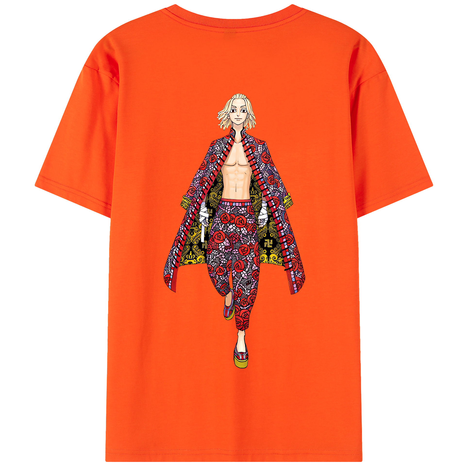 （画像用） 東京リベンジャーズ Tokyo Revengers 綿100％半袖Tシャツ（背面プリント）