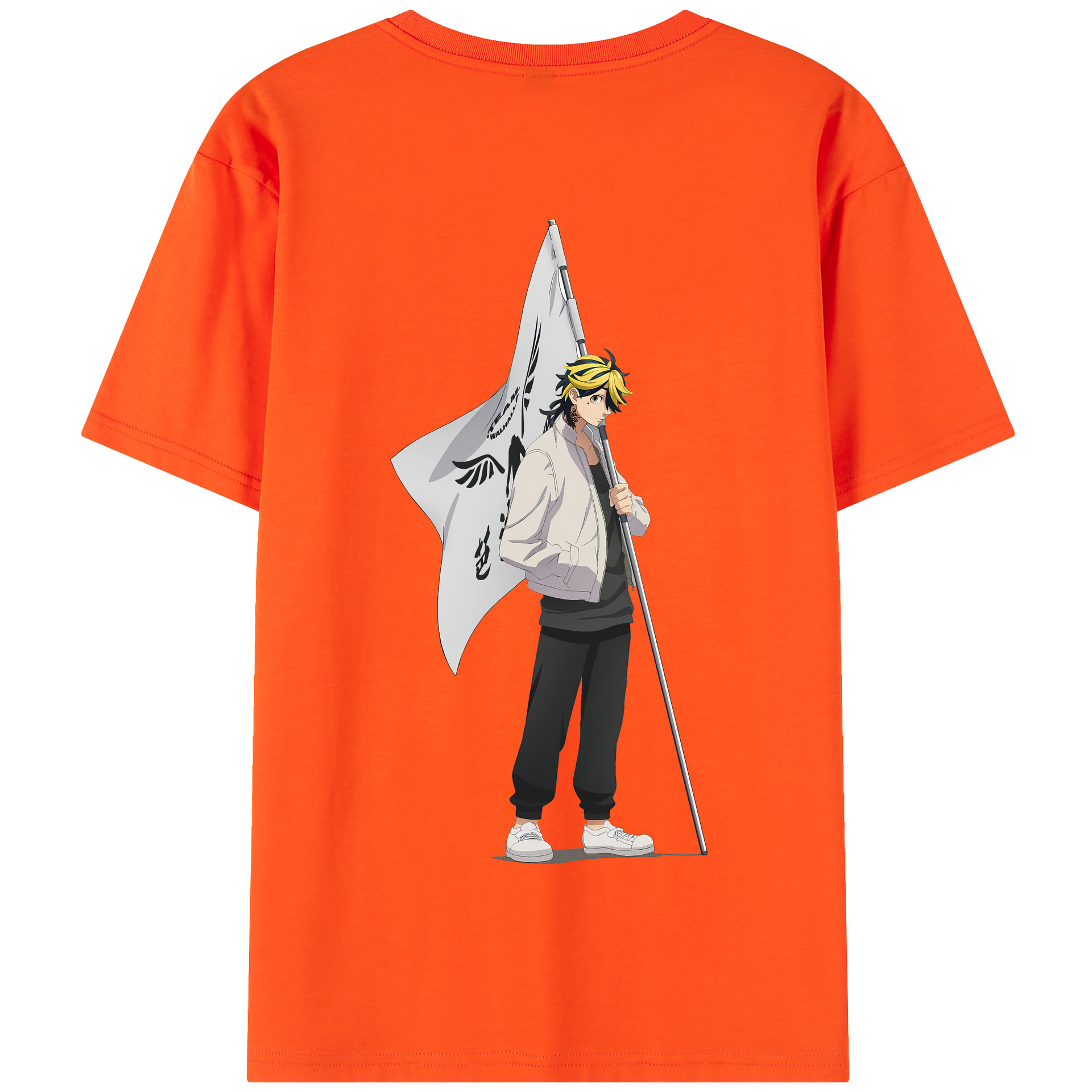 （画像用） 東京リベンジャーズ Tokyo Revengers 綿100％半袖Tシャツ（背面プリント）