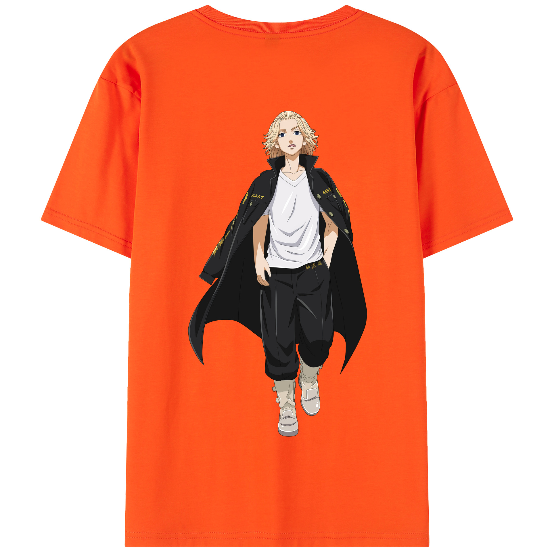 （画像用） 東京リベンジャーズ Tokyo Revengers 綿100％半袖Tシャツ（背面プリント）