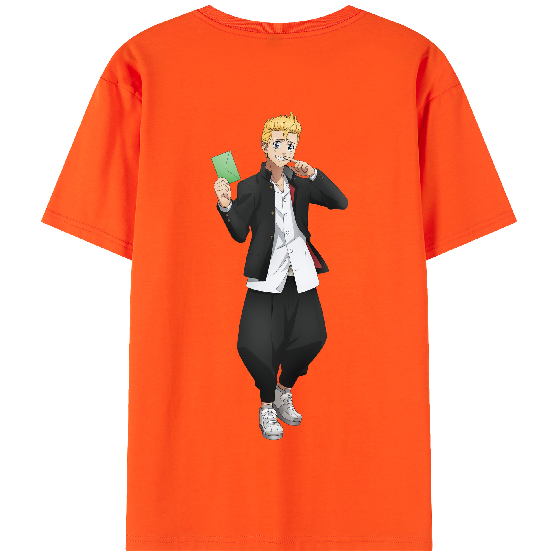（画像用） 東京リベンジャーズ Tokyo Revengers 綿100％半袖Tシャツ（背面プリント）
