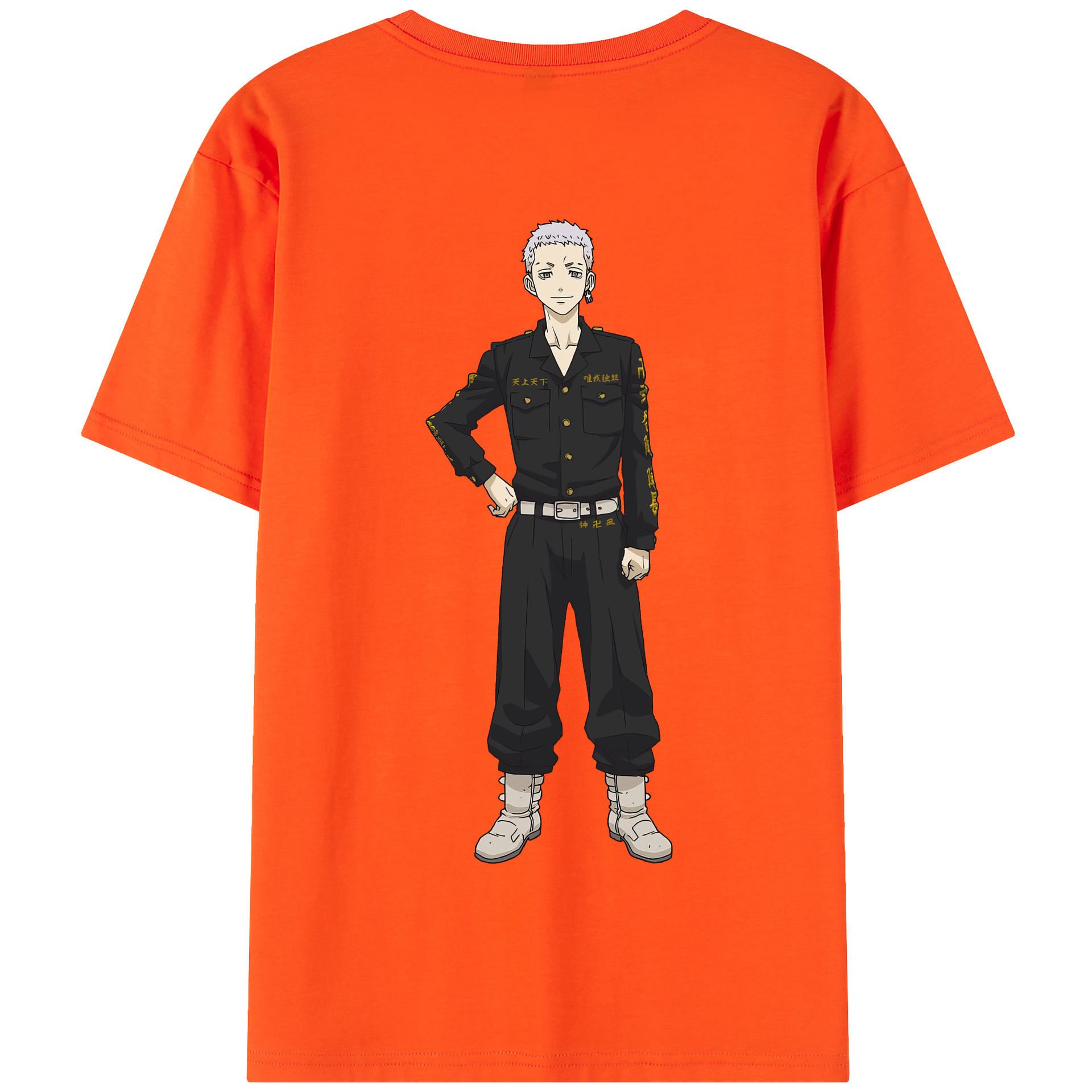 （画像用） 東京リベンジャーズ Tokyo Revengers 綿100％半袖Tシャツ（背面プリント）