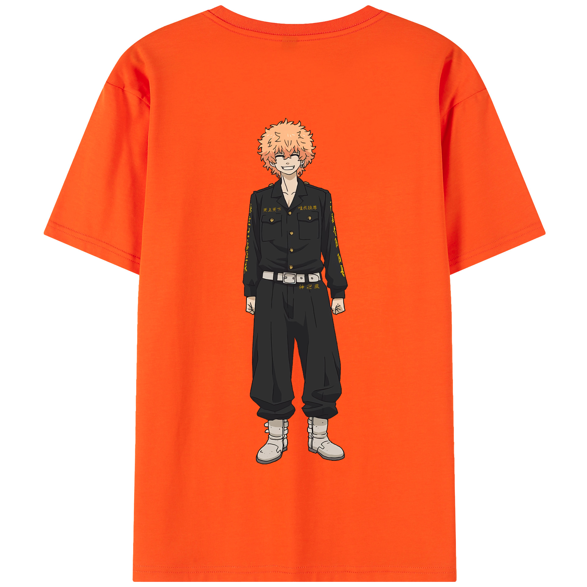 （画像用） 東京リベンジャーズ Tokyo Revengers 綿100％半袖Tシャツ（背面プリント）
