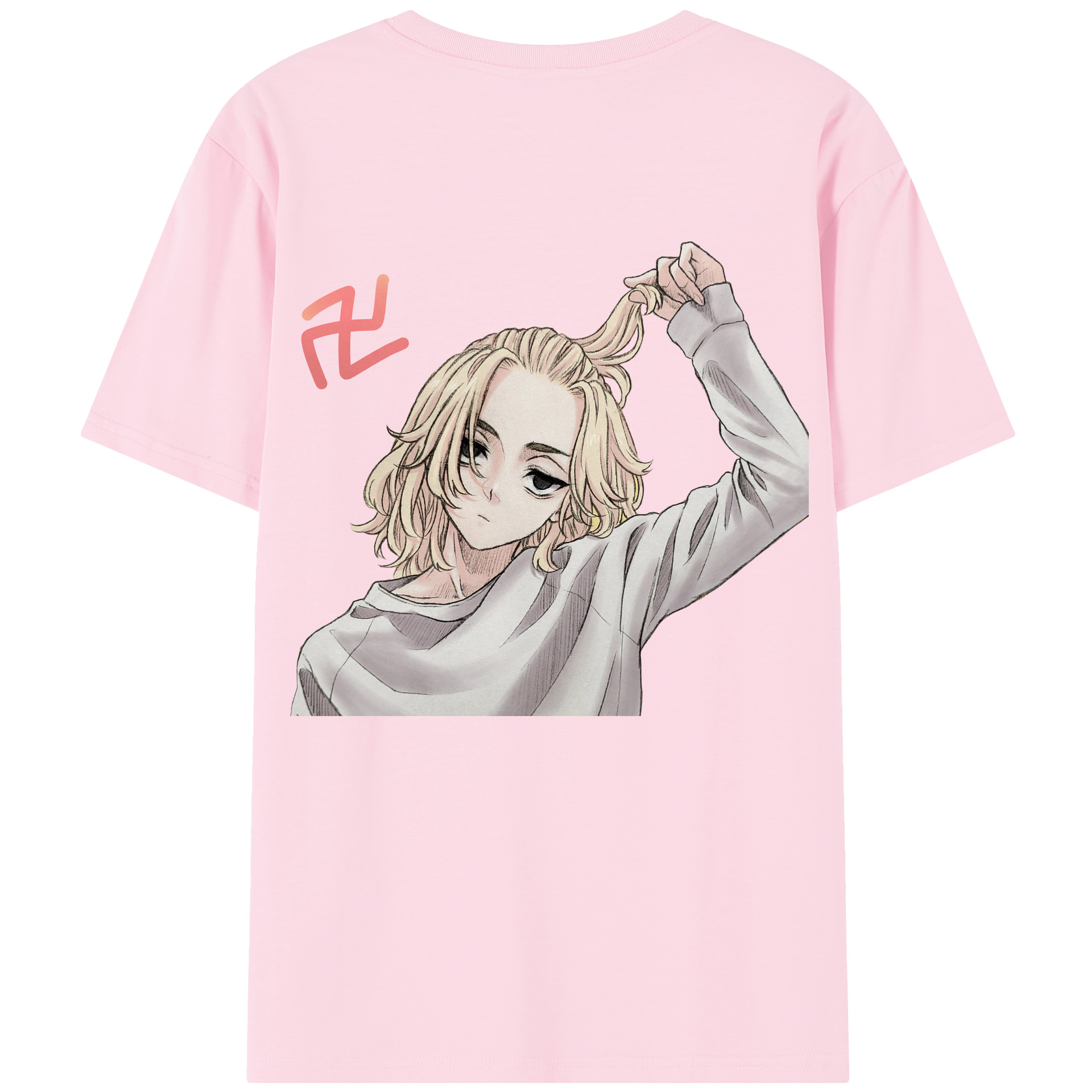 （画像用） 東京リベンジャーズ Tokyo Revengers 綿100％半袖Tシャツ（背面プリント）