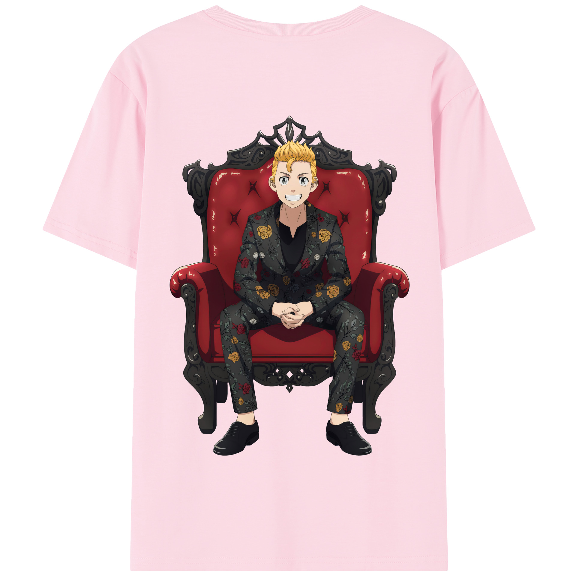 （画像用） 東京リベンジャーズ Tokyo Revengers 綿100％半袖Tシャツ（背面プリント）