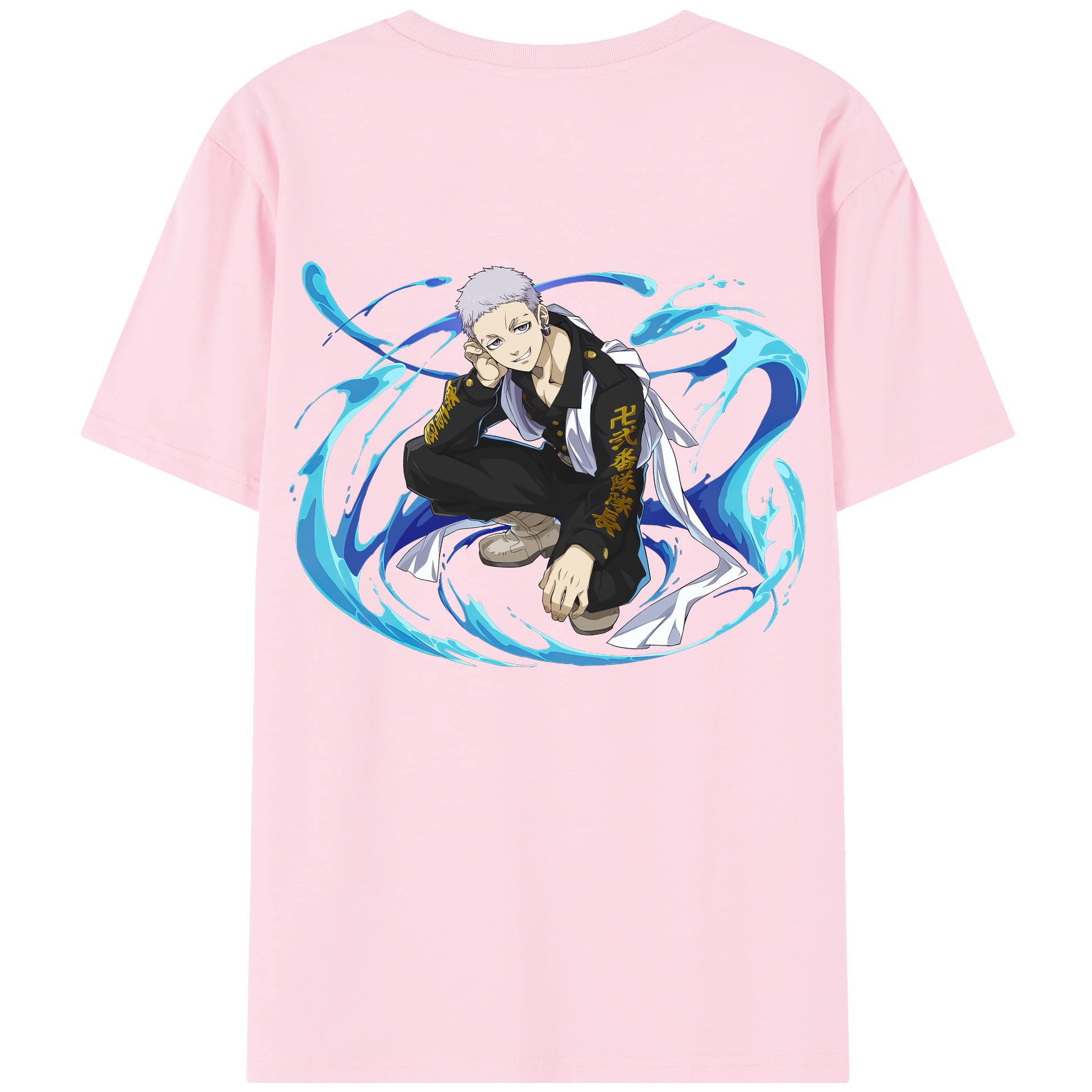 （画像用） 東京リベンジャーズ Tokyo Revengers 綿100％半袖Tシャツ（背面プリント）