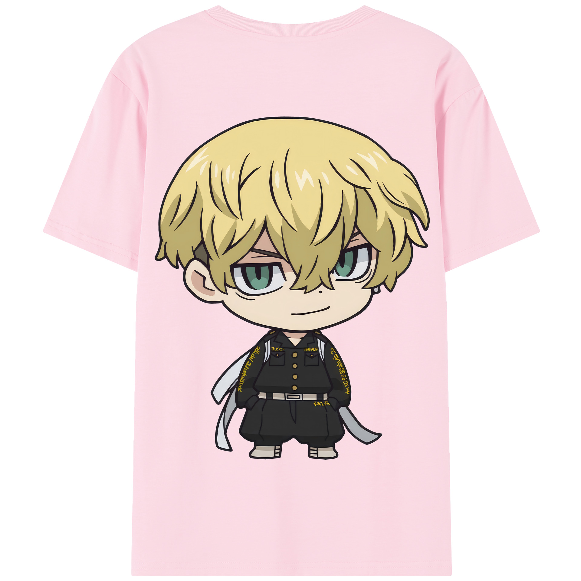 （画像用） 東京リベンジャーズ Tokyo Revengers 綿100％半袖Tシャツ（背面プリント）