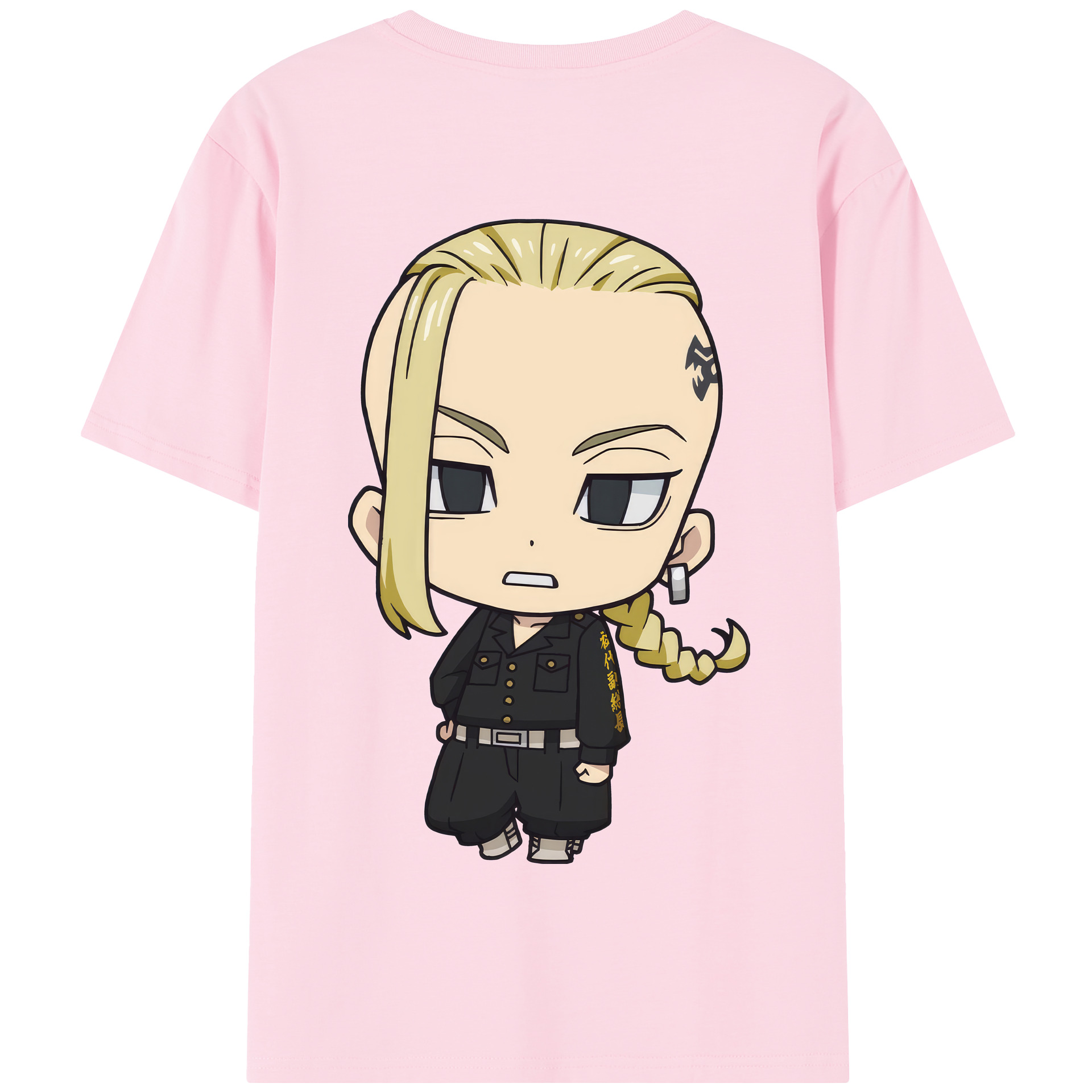 （画像用） 東京リベンジャーズ Tokyo Revengers 綿100％半袖Tシャツ（背面プリント）