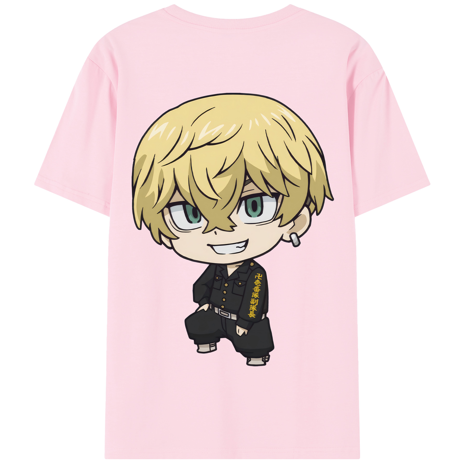 （画像用） 東京リベンジャーズ Tokyo Revengers 綿100％半袖Tシャツ（背面プリント）