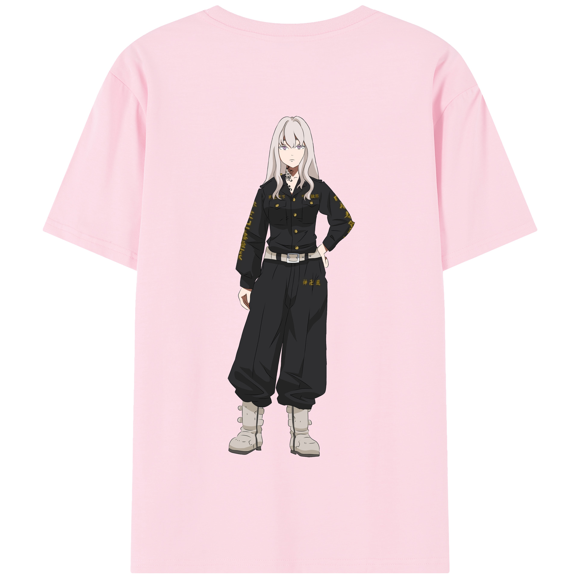 （画像用） 東京リベンジャーズ Tokyo Revengers 綿100％半袖Tシャツ（背面プリント）