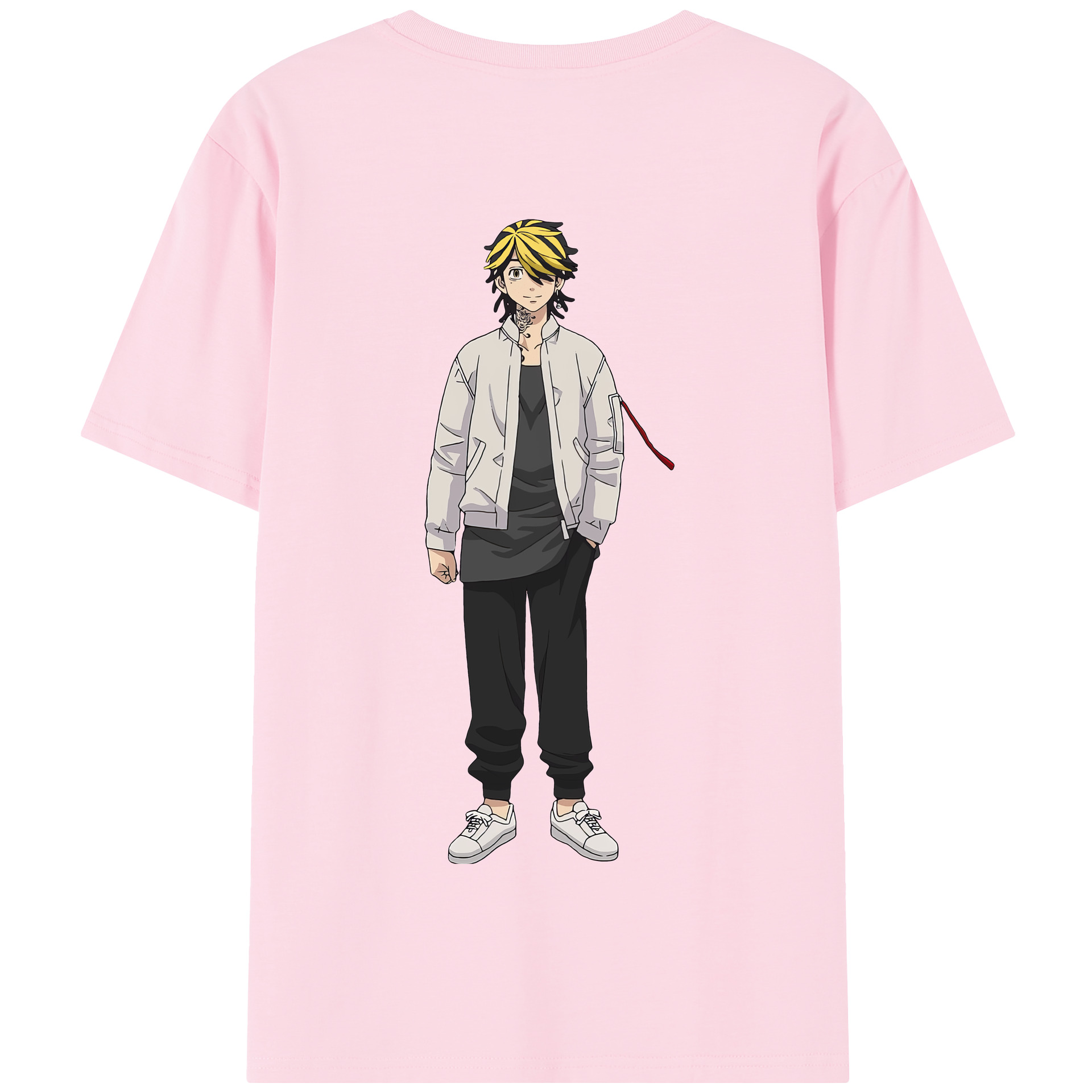 （画像用） 東京リベンジャーズ Tokyo Revengers 綿100％半袖Tシャツ（背面プリント）