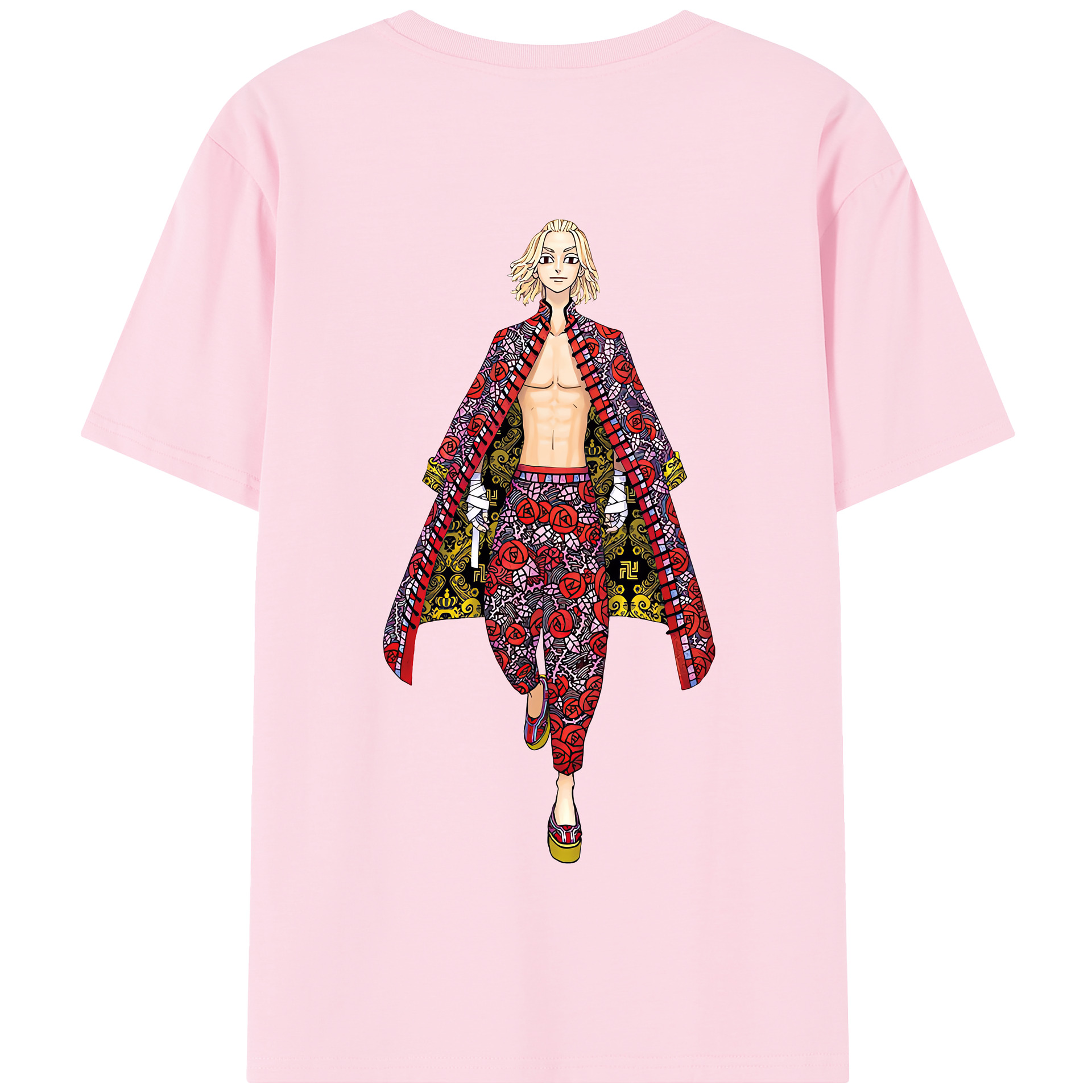 （画像用） 東京リベンジャーズ Tokyo Revengers 綿100％半袖Tシャツ（背面プリント）
