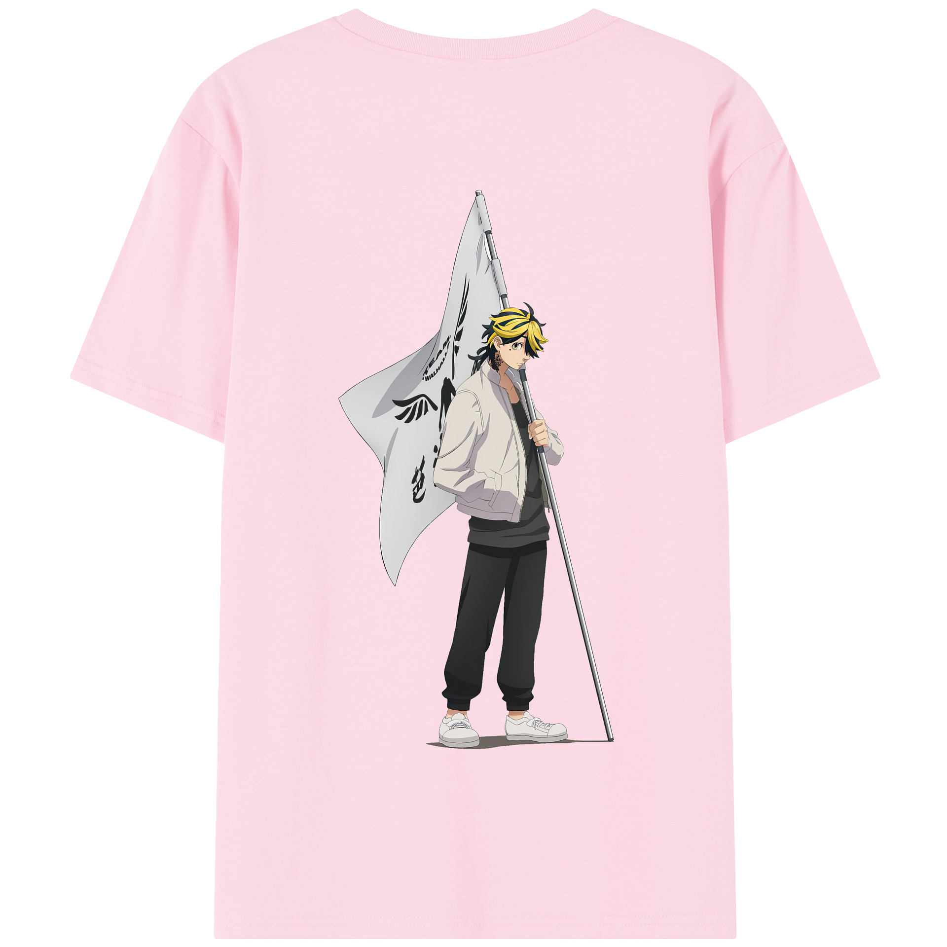 （画像用） 東京リベンジャーズ Tokyo Revengers 綿100％半袖Tシャツ（背面プリント）
