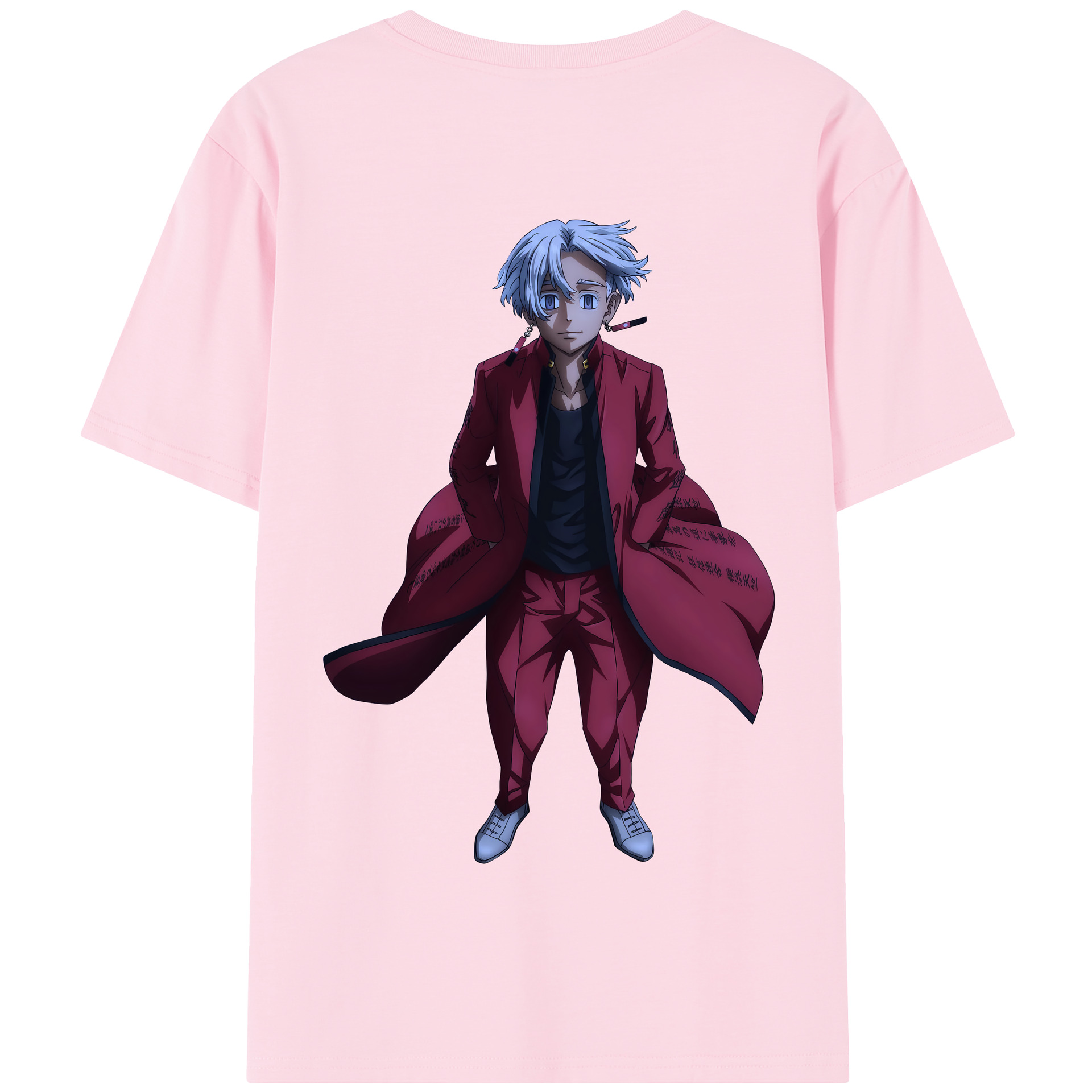 （画像用） 東京リベンジャーズ Tokyo Revengers 綿100％半袖Tシャツ（背面プリント）