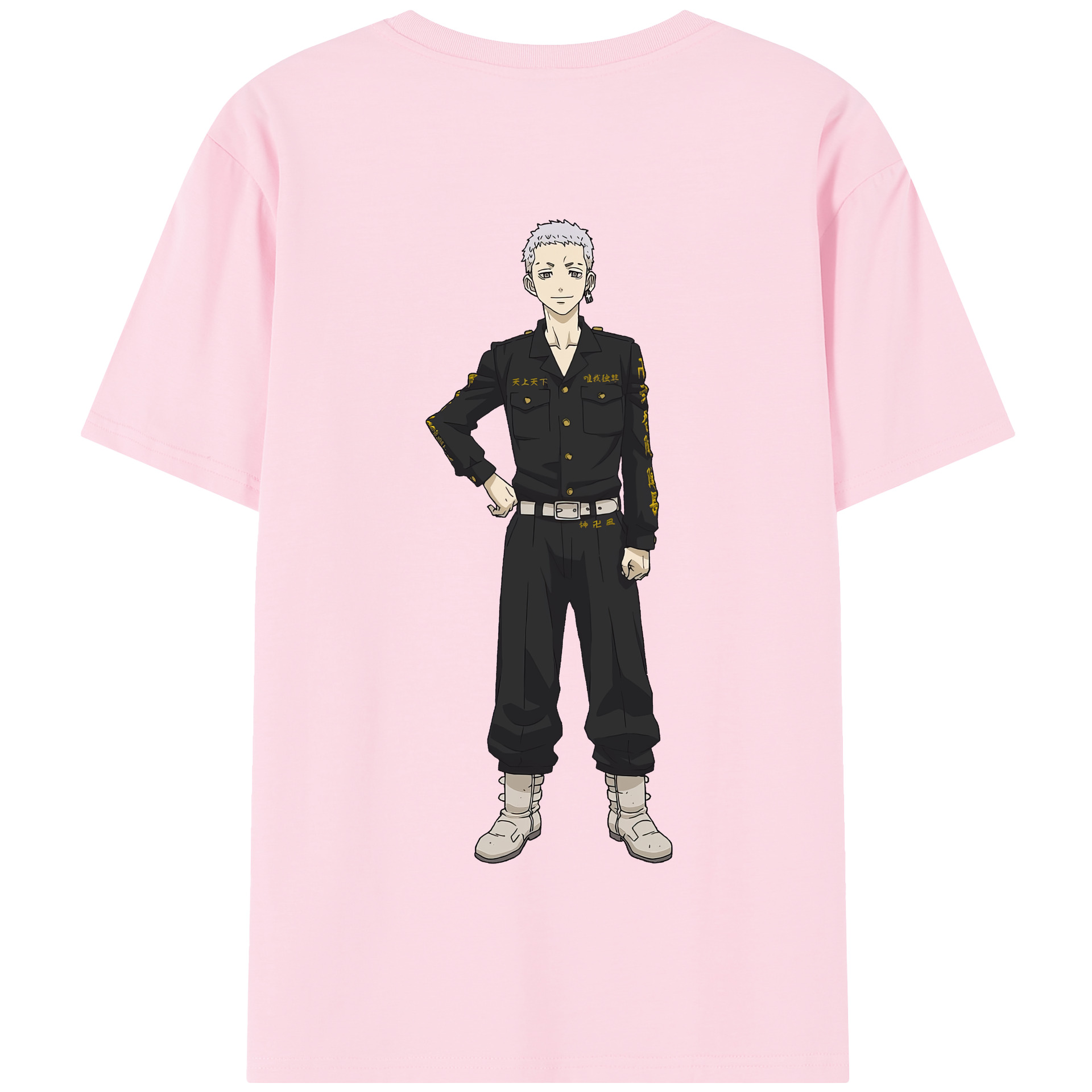 （画像用） 東京リベンジャーズ Tokyo Revengers 綿100％半袖Tシャツ（背面プリント）