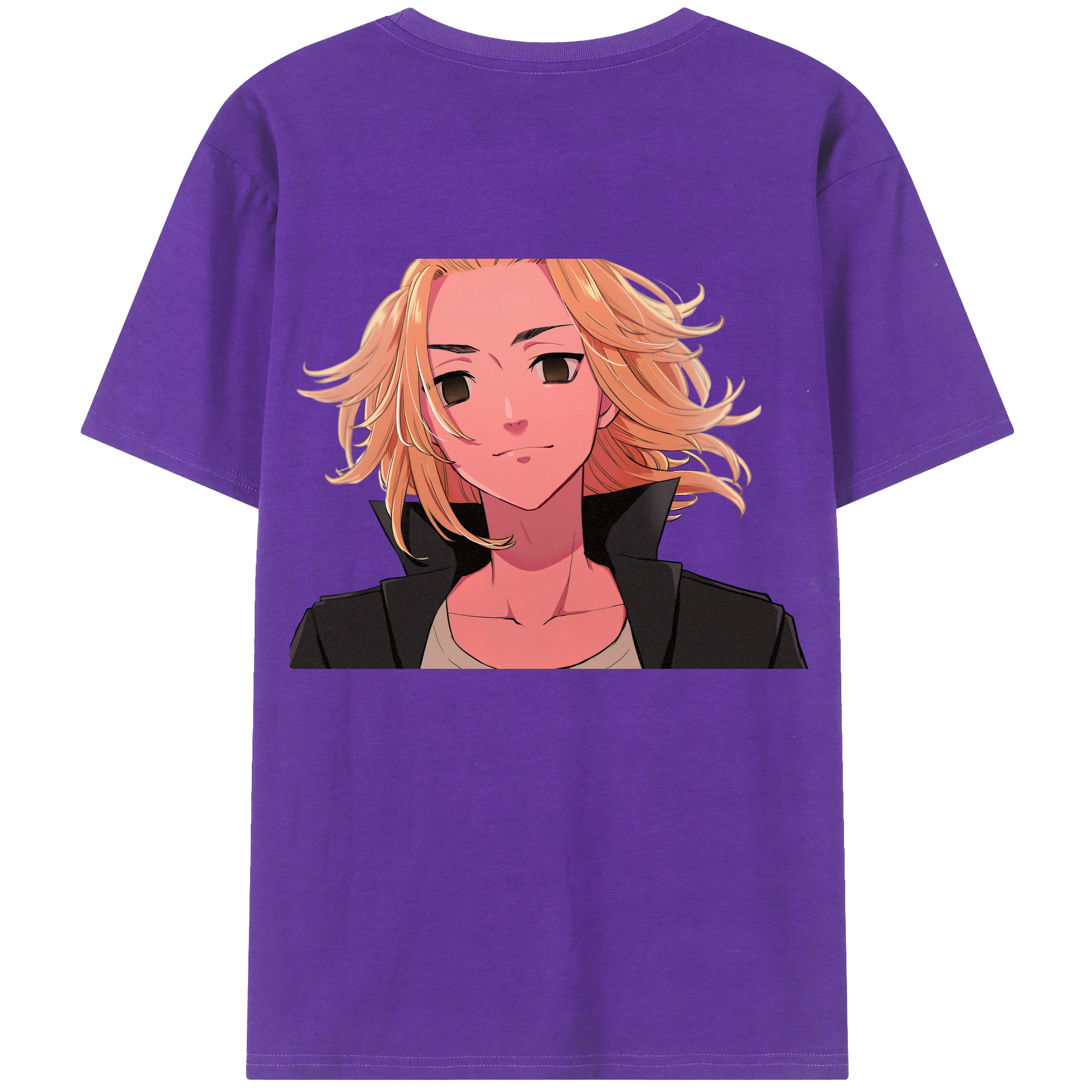 （画像用） 東京リベンジャーズ Tokyo Revengers 綿100％半袖Tシャツ（背面プリント）