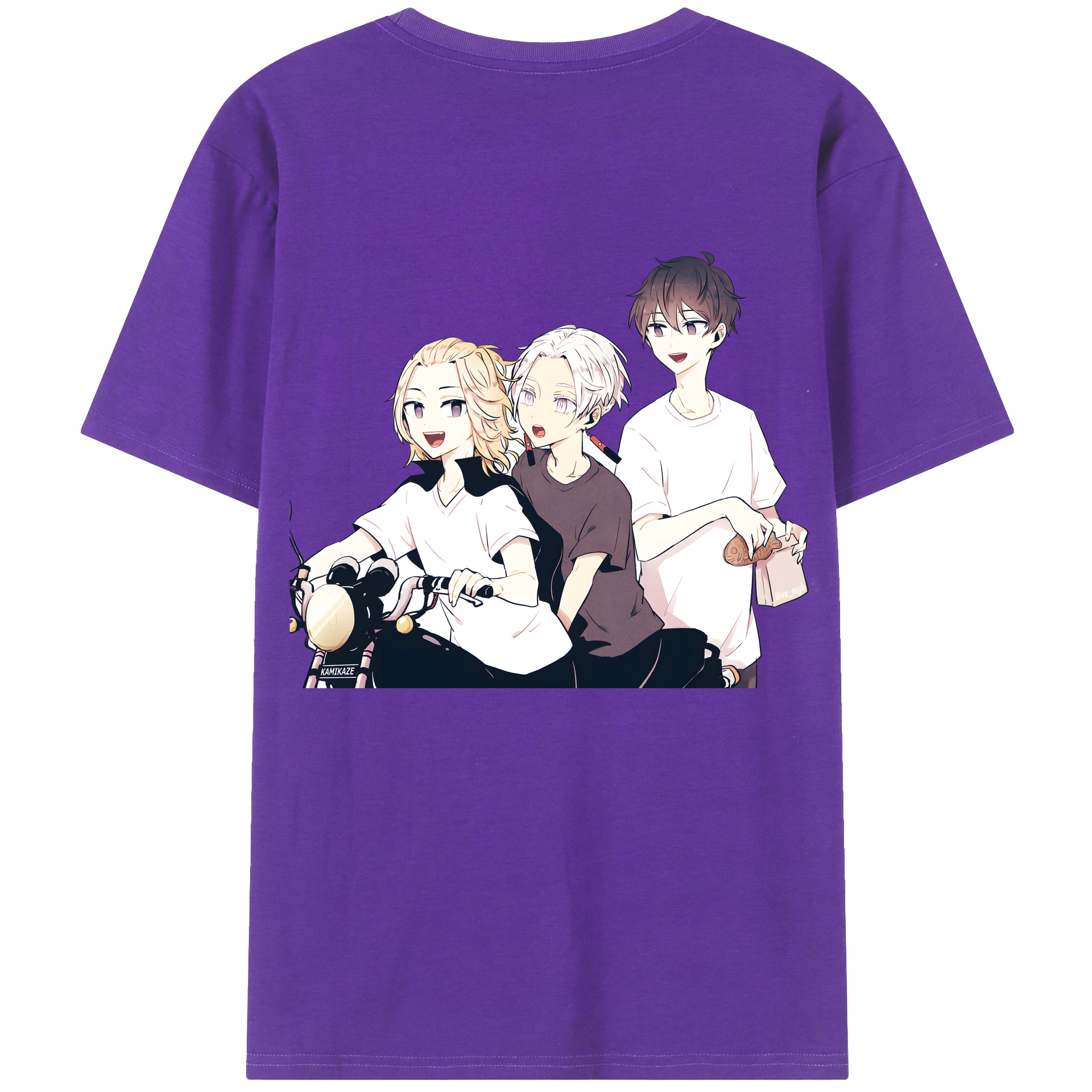 （画像用） 東京リベンジャーズ Tokyo Revengers 綿100％半袖Tシャツ（背面プリント）