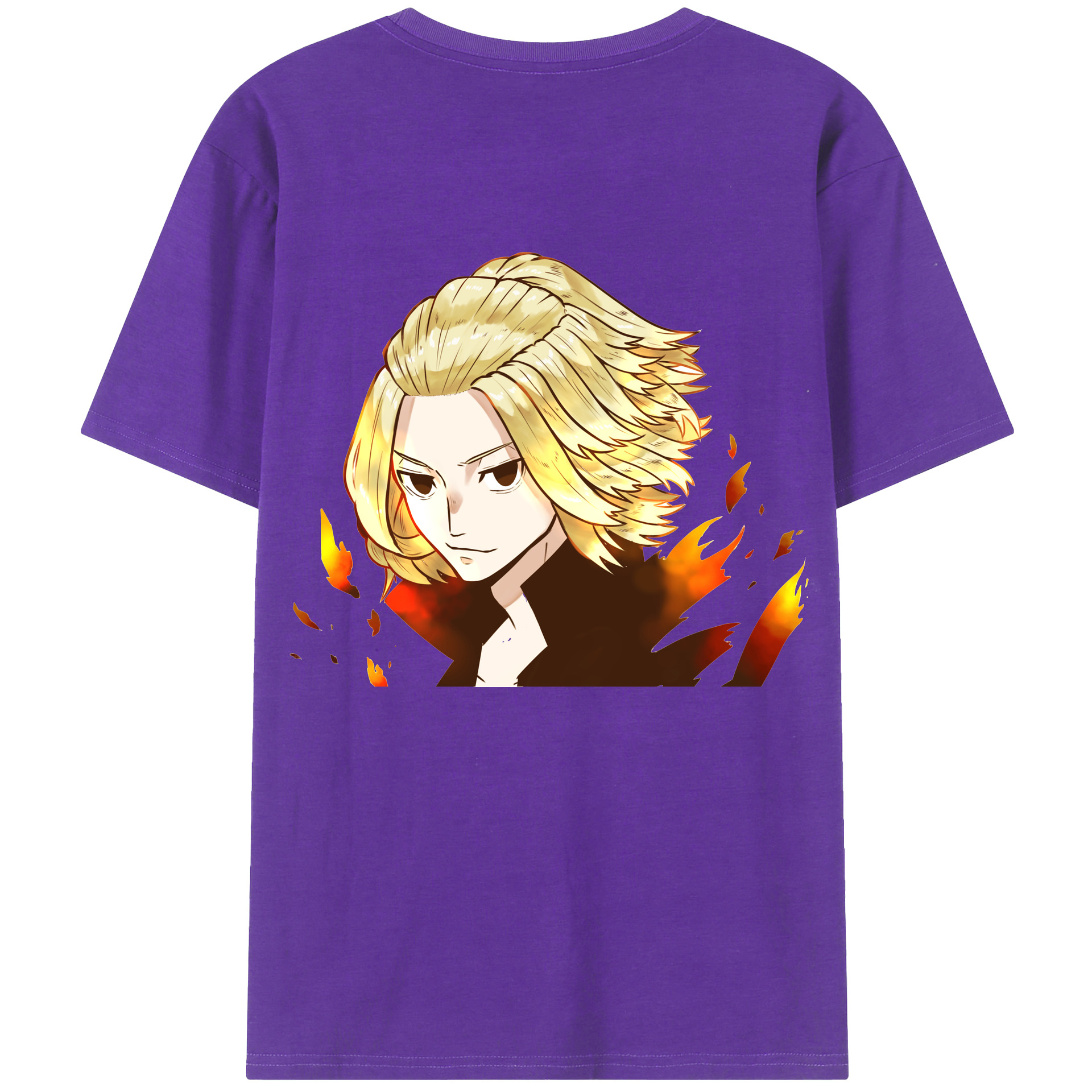 （画像用） 東京リベンジャーズ Tokyo Revengers 綿100％半袖Tシャツ（背面プリント）