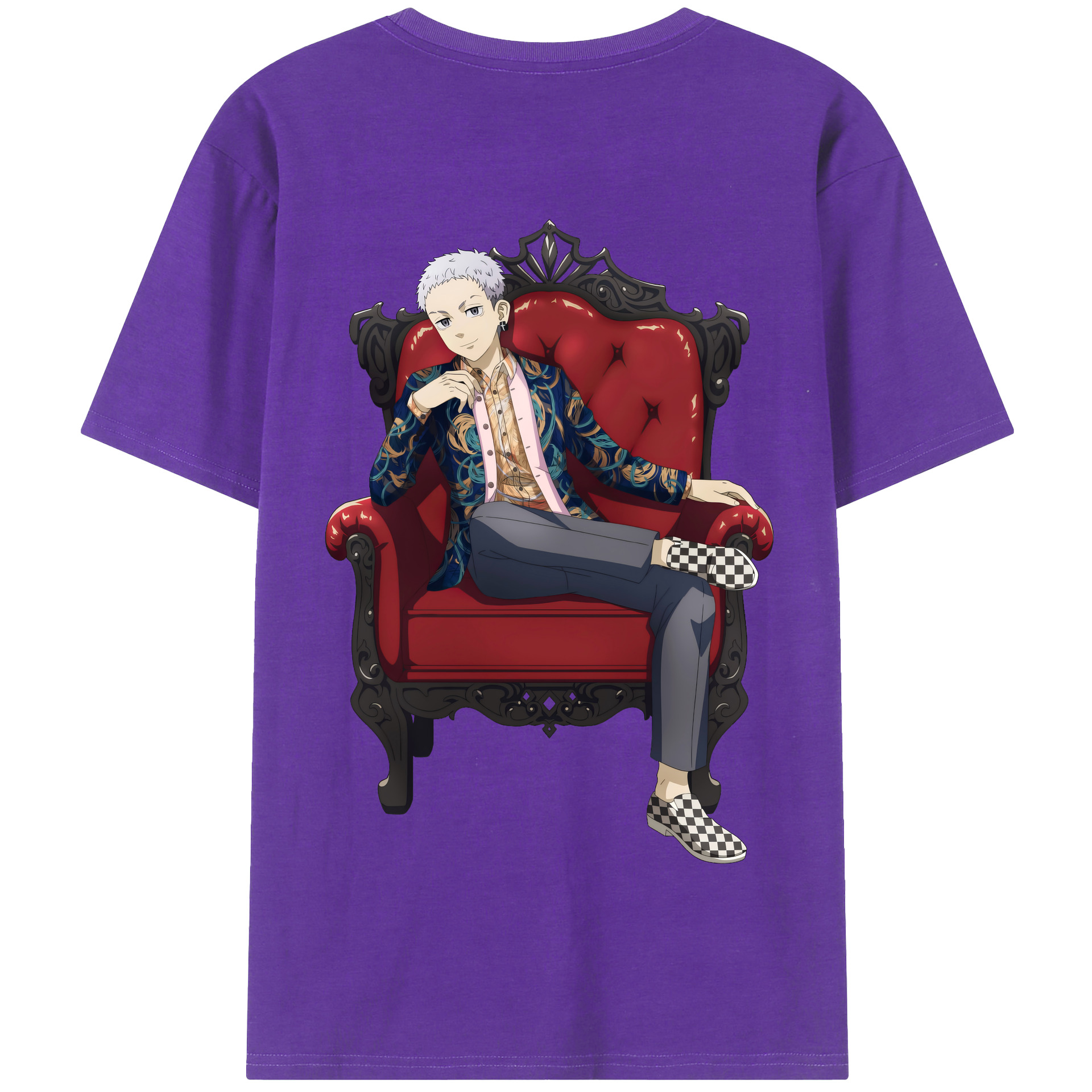 （画像用） 東京リベンジャーズ Tokyo Revengers 綿100％半袖Tシャツ（背面プリント）