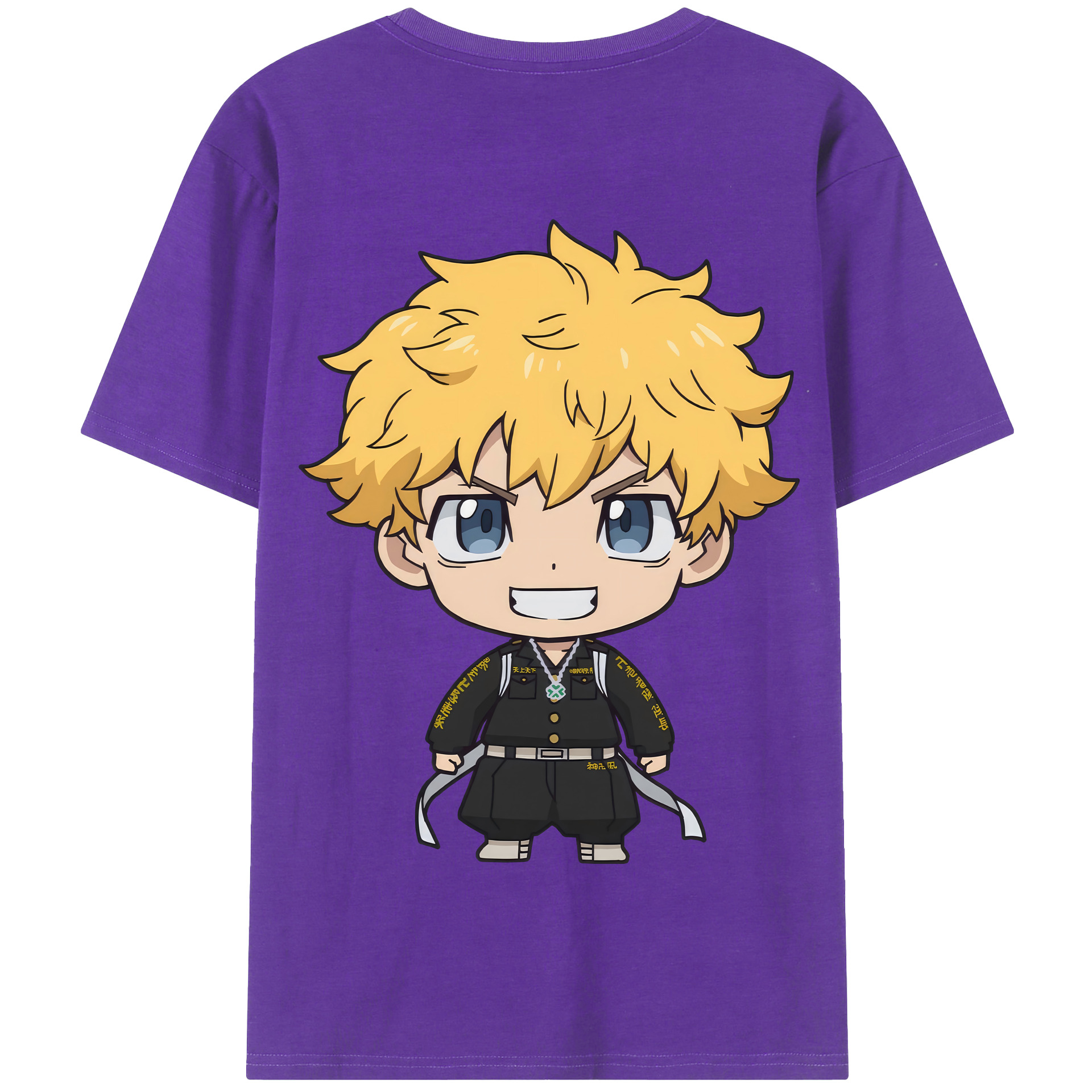 （画像用） 東京リベンジャーズ Tokyo Revengers 綿100％半袖Tシャツ（背面プリント）