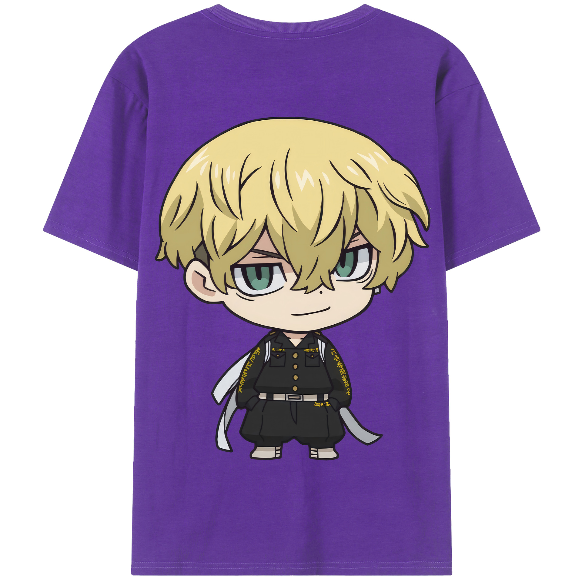 （画像用） 東京リベンジャーズ Tokyo Revengers 綿100％半袖Tシャツ（背面プリント）