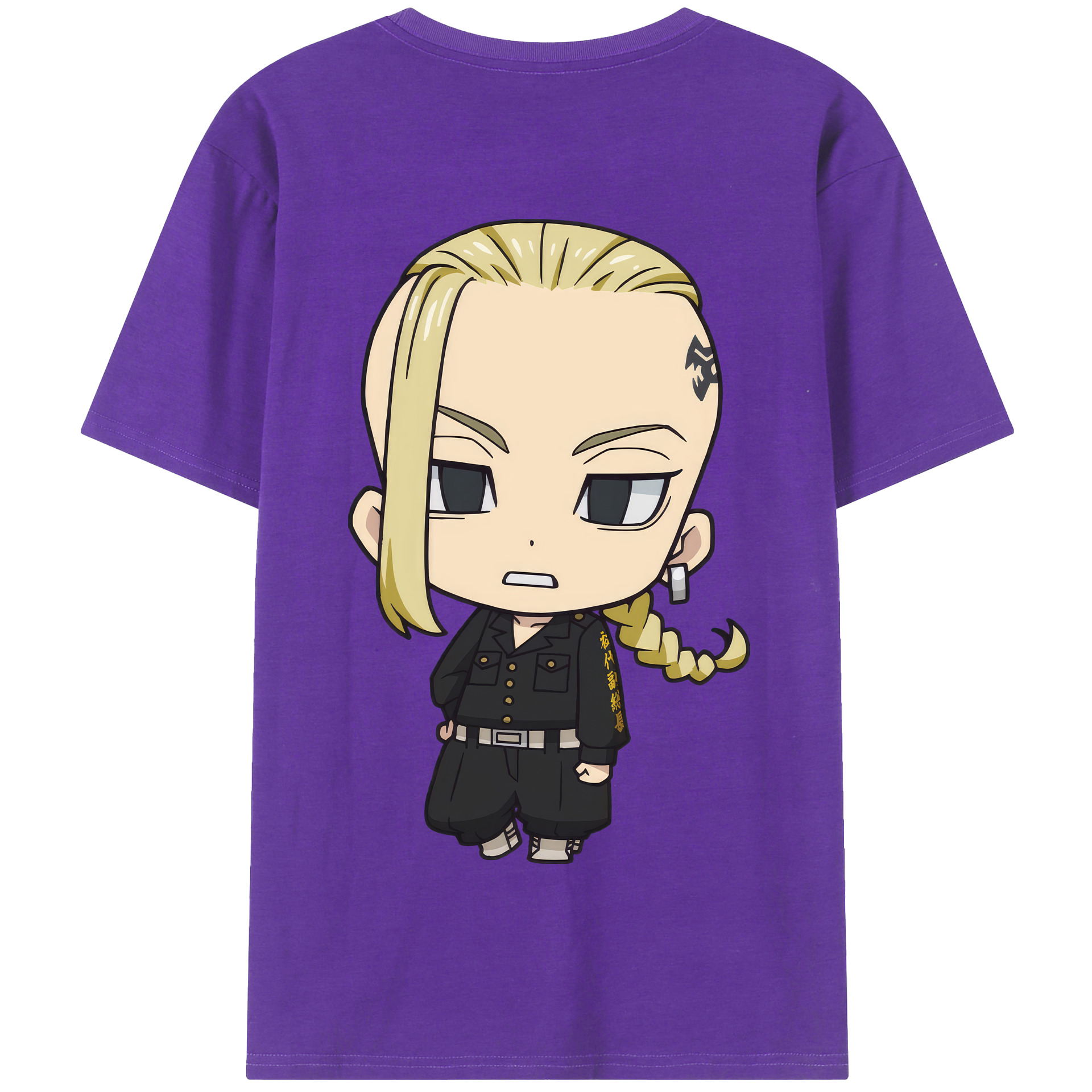 （画像用） 東京リベンジャーズ Tokyo Revengers 綿100％半袖Tシャツ（背面プリント）