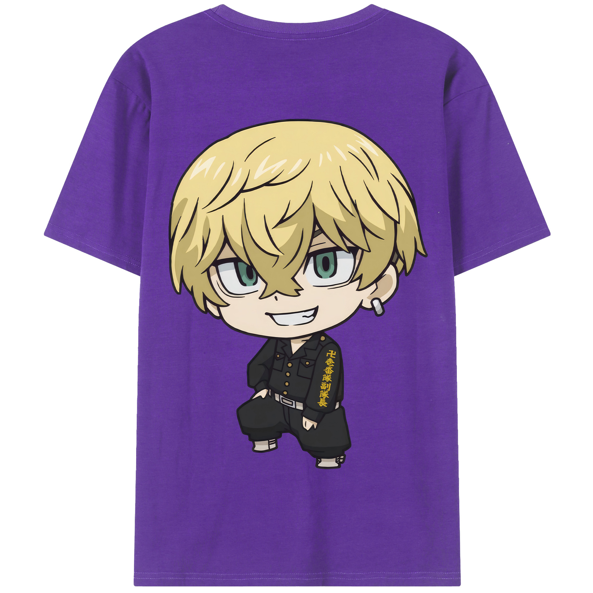 （画像用） 東京リベンジャーズ Tokyo Revengers 綿100％半袖Tシャツ（背面プリント）