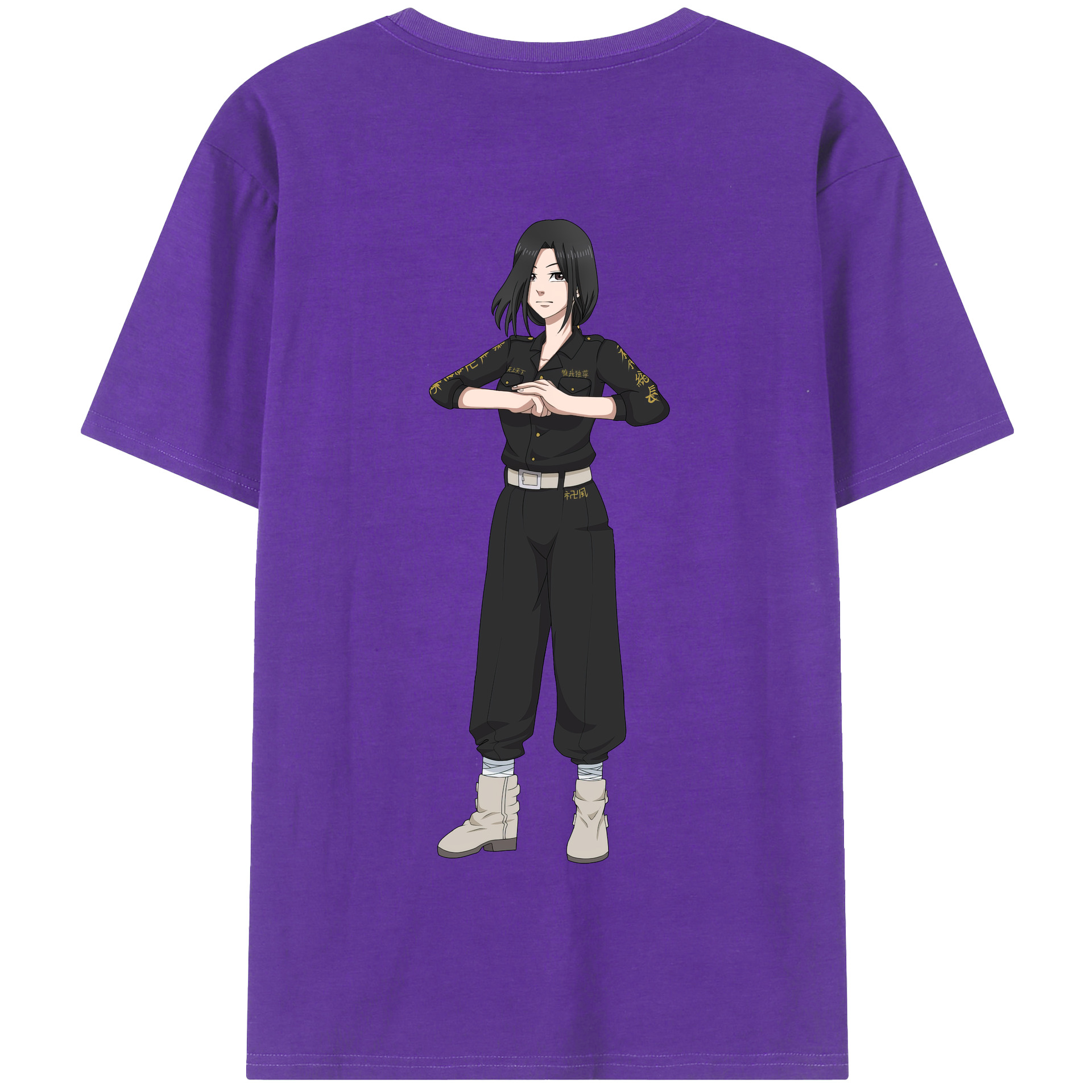 （画像用） 東京リベンジャーズ Tokyo Revengers 綿100％半袖Tシャツ（背面プリント）