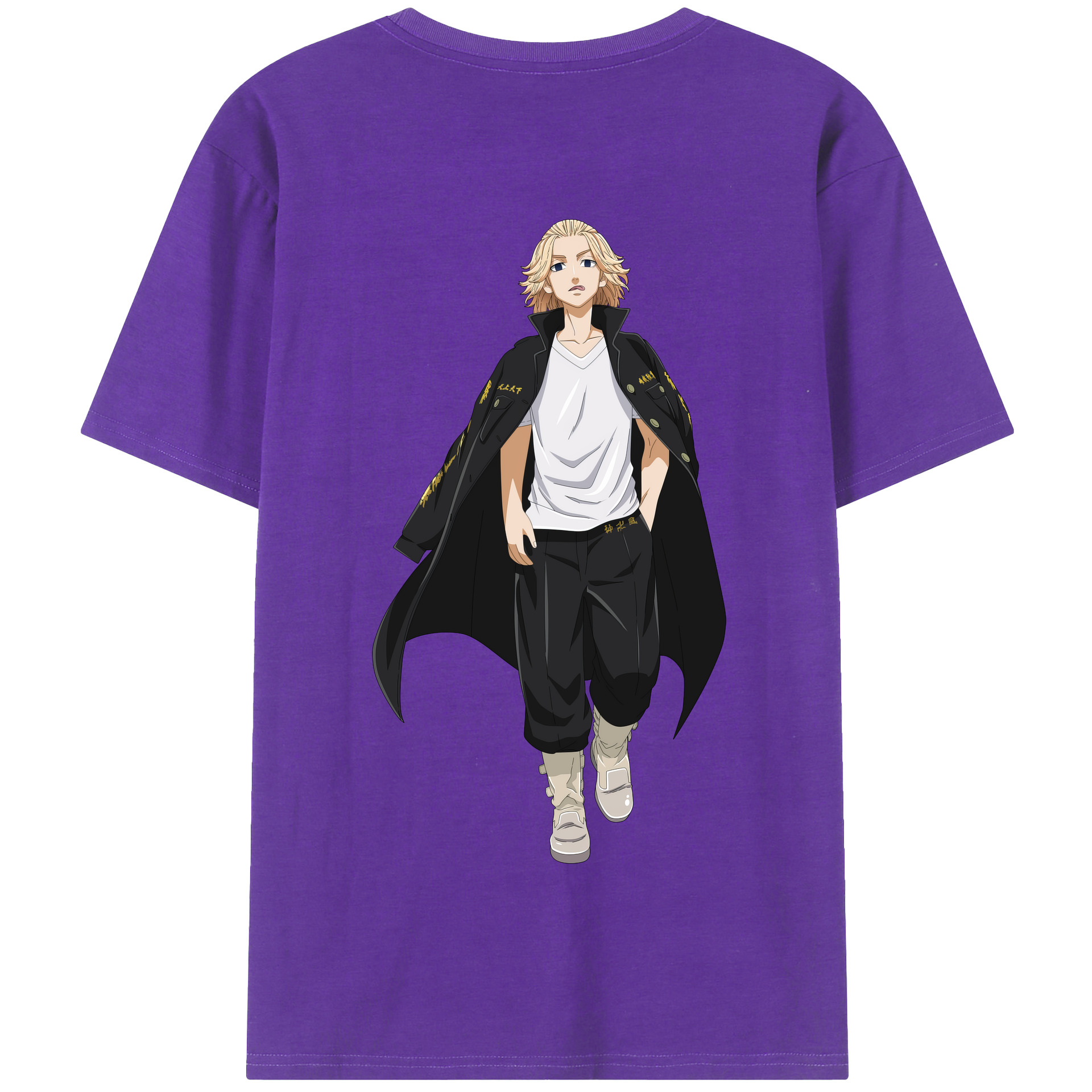 （画像用） 東京リベンジャーズ Tokyo Revengers 綿100％半袖Tシャツ（背面プリント）