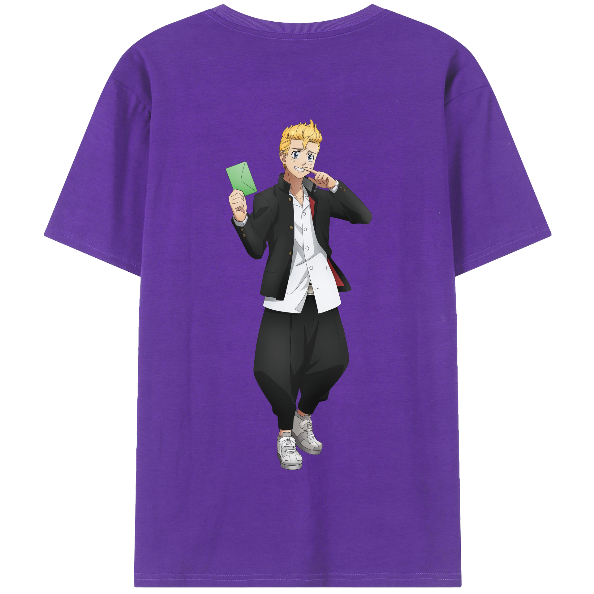 （画像用） 東京リベンジャーズ Tokyo Revengers 綿100％半袖Tシャツ（背面プリント）