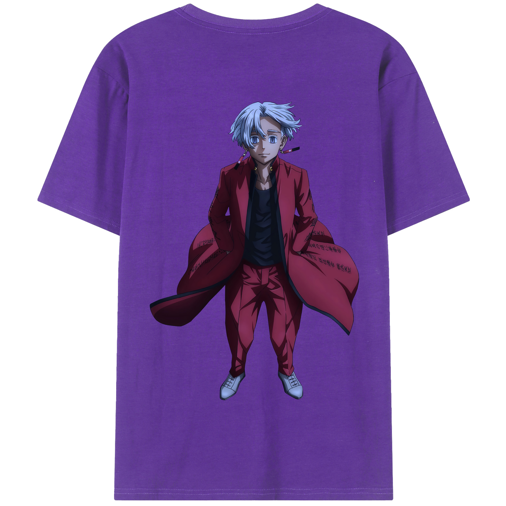 （画像用） 東京リベンジャーズ Tokyo Revengers 綿100％半袖Tシャツ（背面プリント）