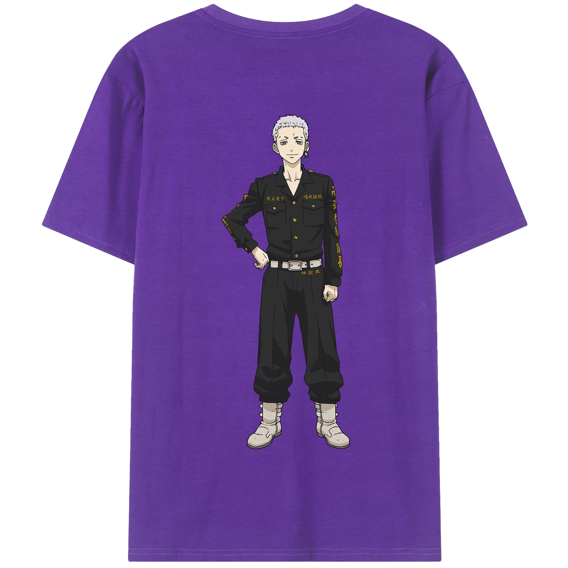 （画像用） 東京リベンジャーズ Tokyo Revengers 綿100％半袖Tシャツ（背面プリント）