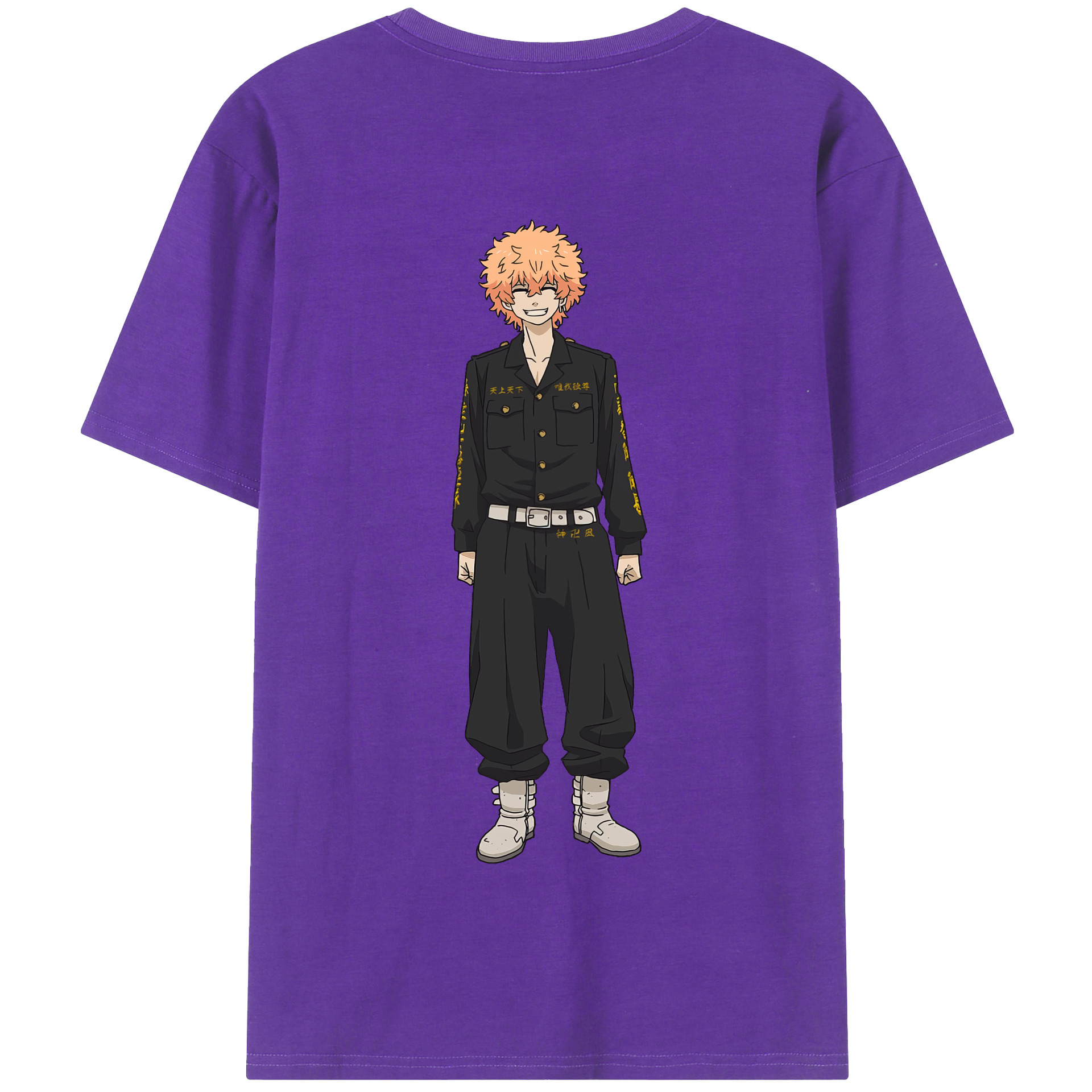 （画像用） 東京リベンジャーズ Tokyo Revengers 綿100％半袖Tシャツ（背面プリント）