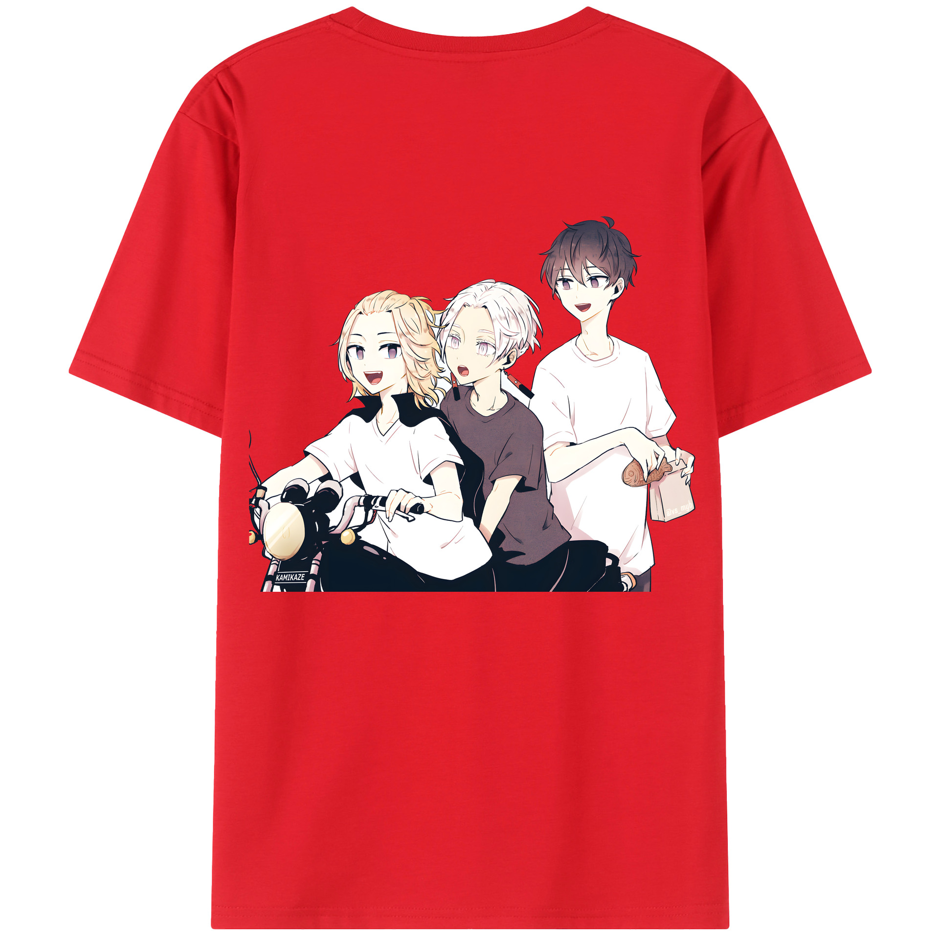 （画像用） 東京リベンジャーズ Tokyo Revengers 綿100％半袖Tシャツ（背面プリント）