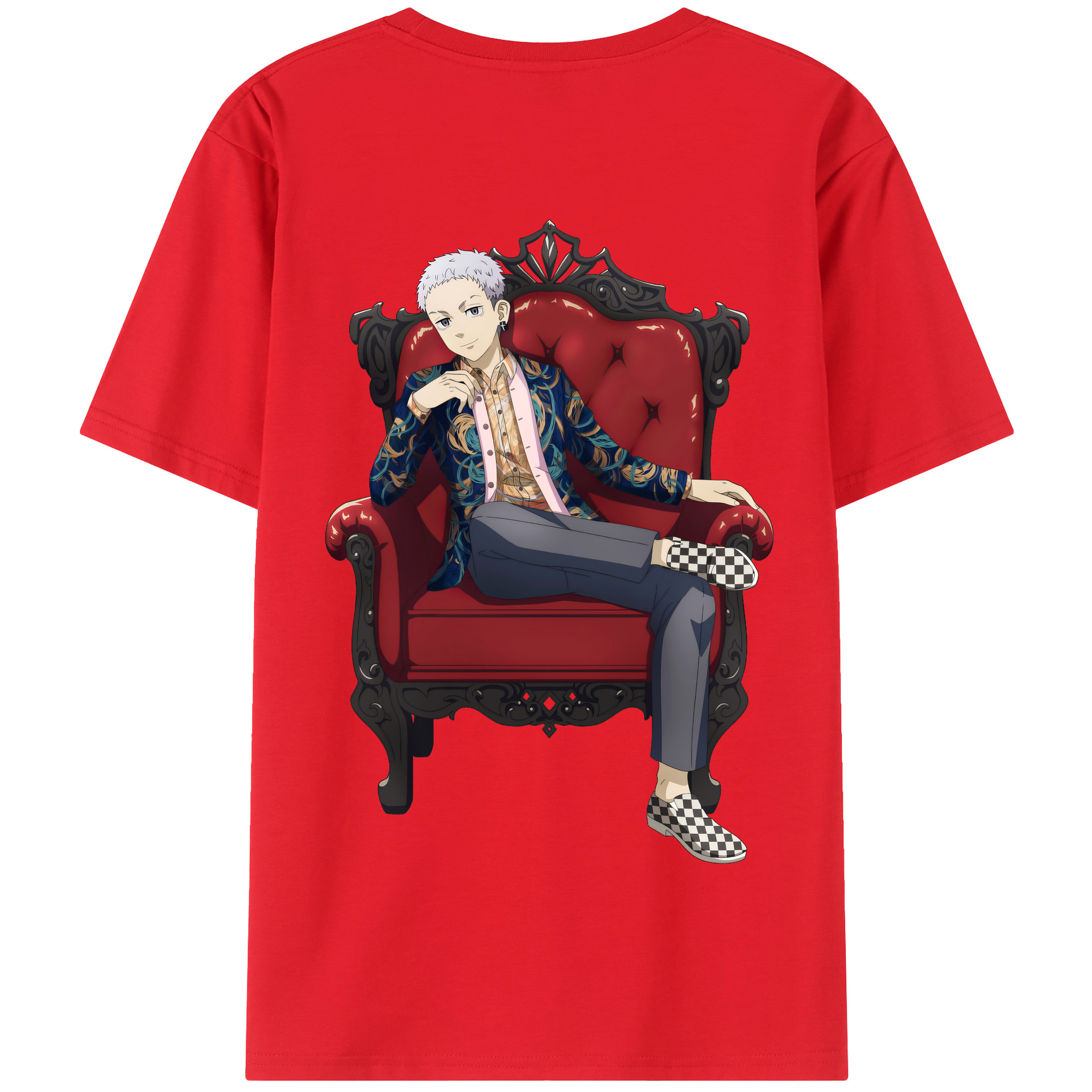 （画像用） 東京リベンジャーズ Tokyo Revengers 綿100％半袖Tシャツ（背面プリント）