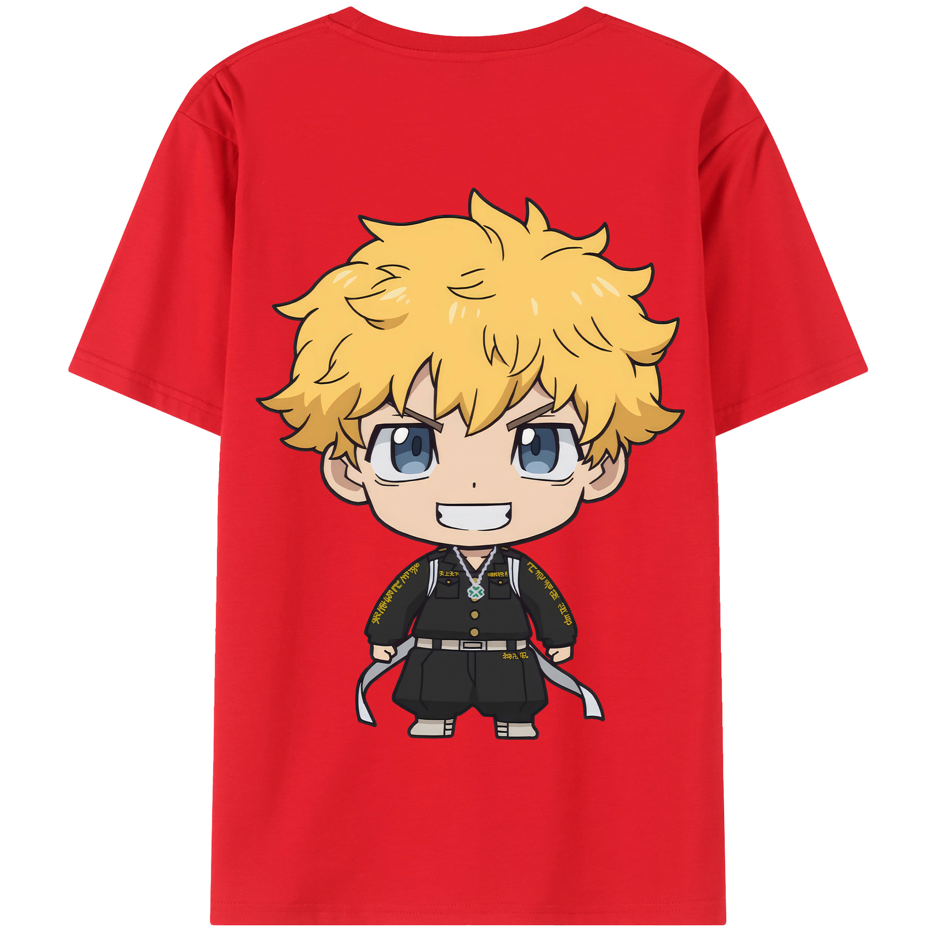 （画像用） 東京リベンジャーズ Tokyo Revengers 綿100％半袖Tシャツ（背面プリント）