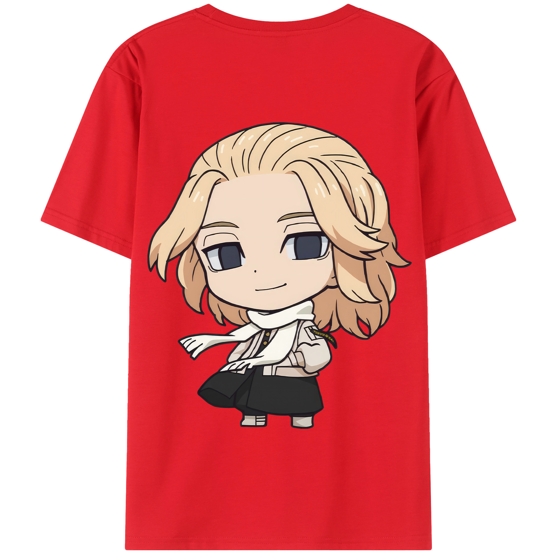 （画像用） 東京リベンジャーズ Tokyo Revengers 綿100％半袖Tシャツ（背面プリント）