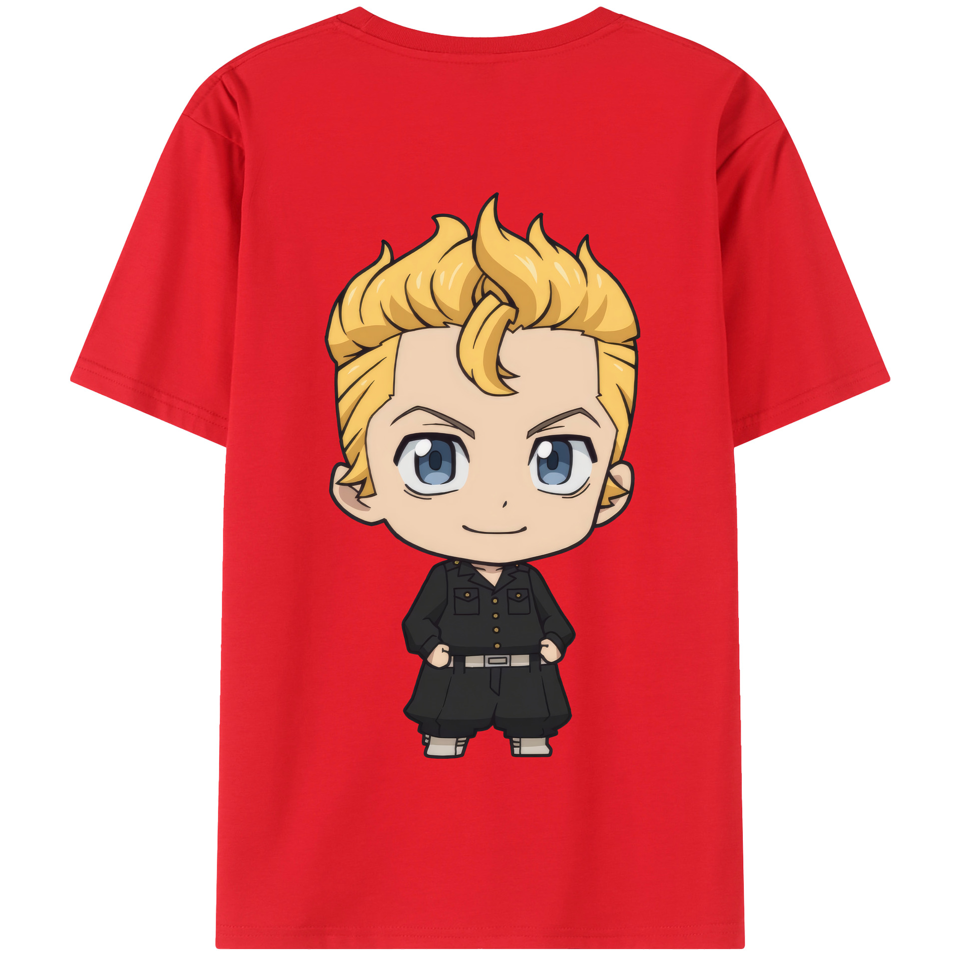 （画像用） 東京リベンジャーズ Tokyo Revengers 綿100％半袖Tシャツ（背面プリント）