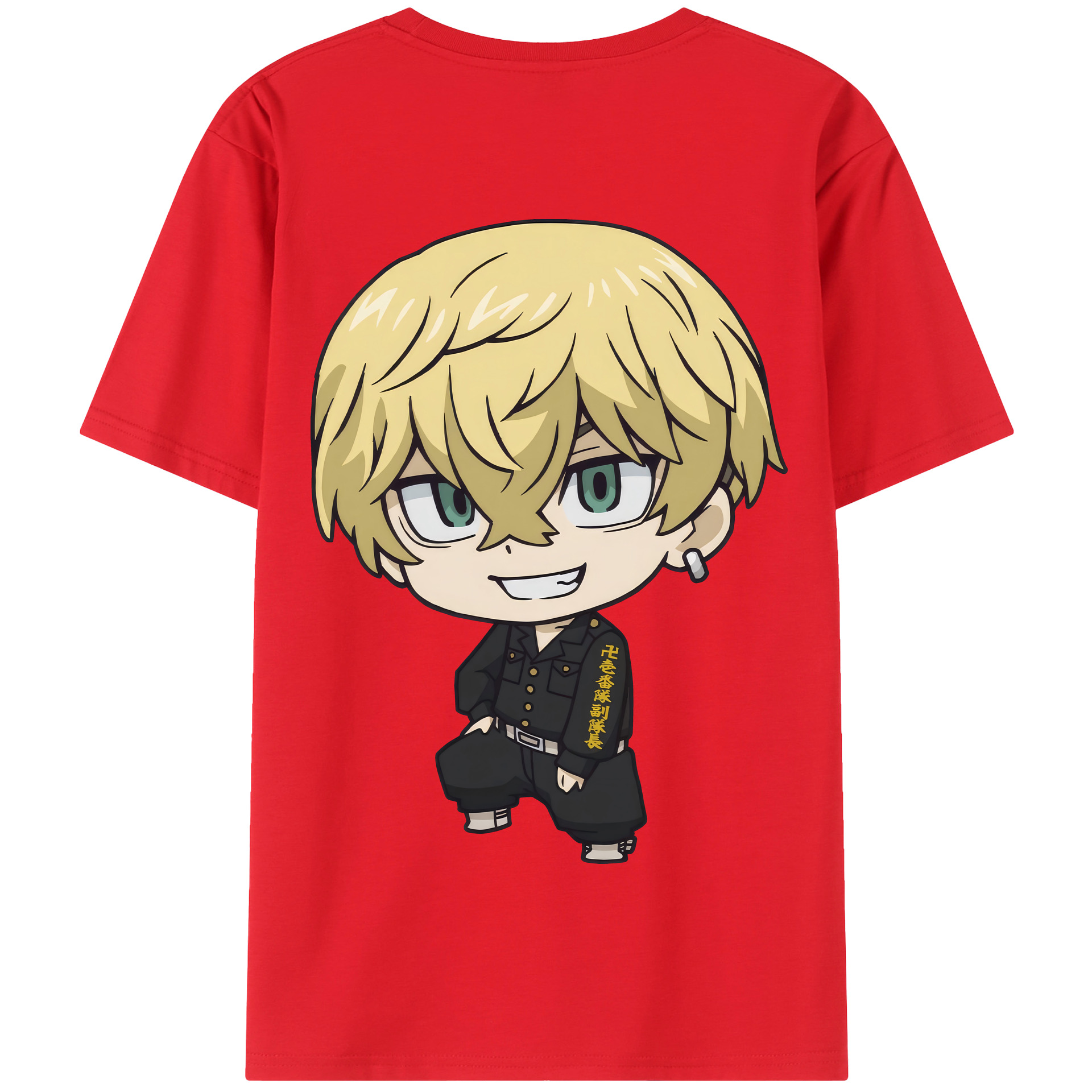 （画像用） 東京リベンジャーズ Tokyo Revengers 綿100％半袖Tシャツ（背面プリント）