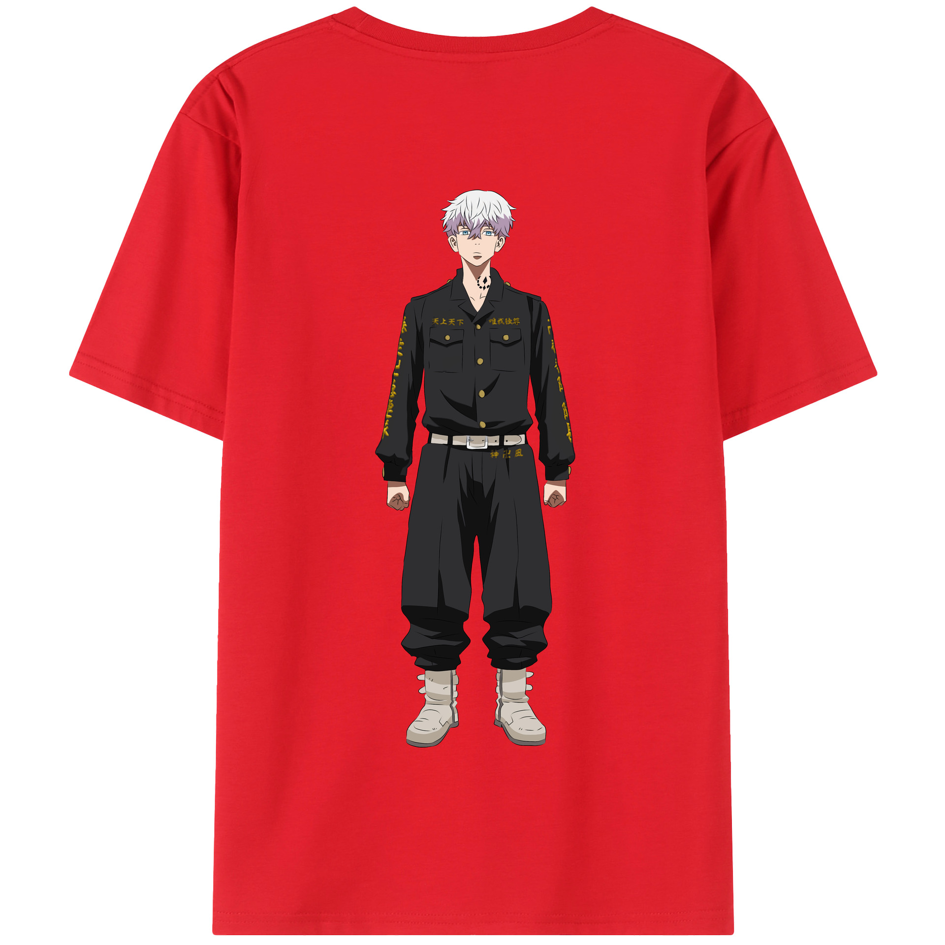 （画像用） 東京リベンジャーズ Tokyo Revengers 綿100％半袖Tシャツ（背面プリント）