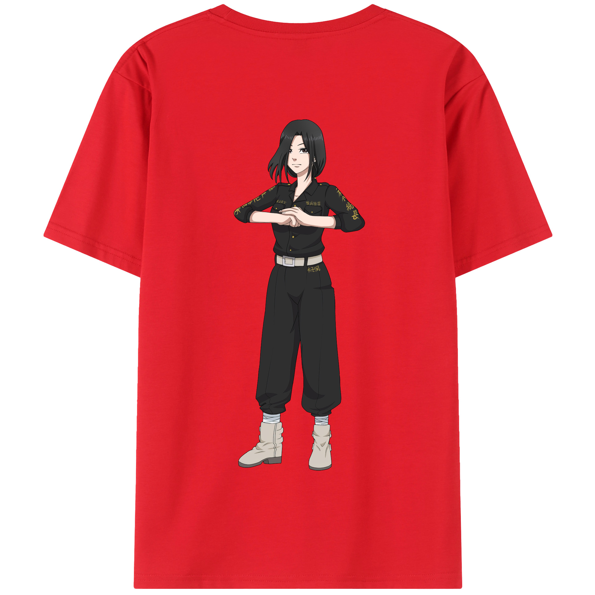 （画像用） 東京リベンジャーズ Tokyo Revengers 綿100％半袖Tシャツ（背面プリント）