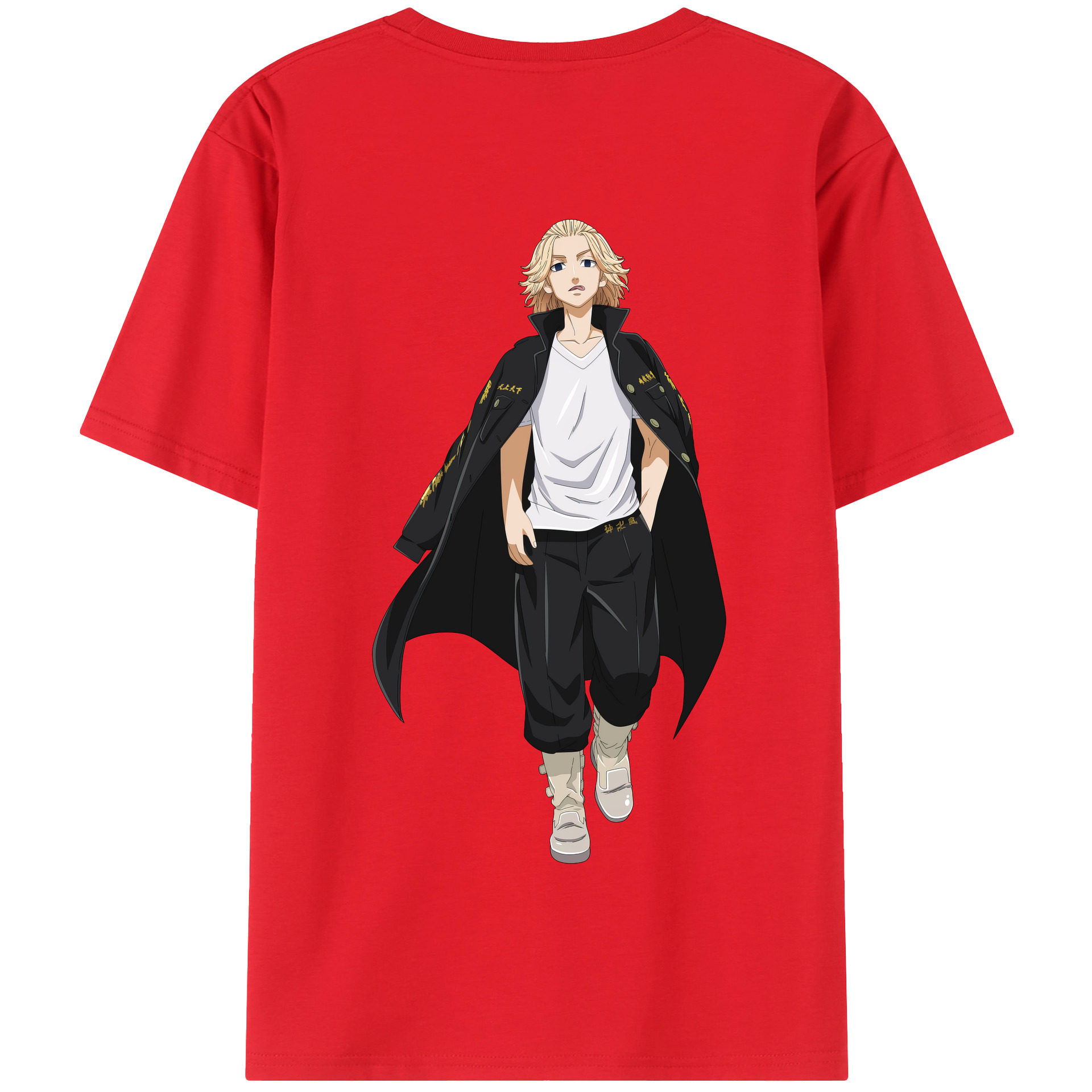 （画像用） 東京リベンジャーズ Tokyo Revengers 綿100％半袖Tシャツ（背面プリント）