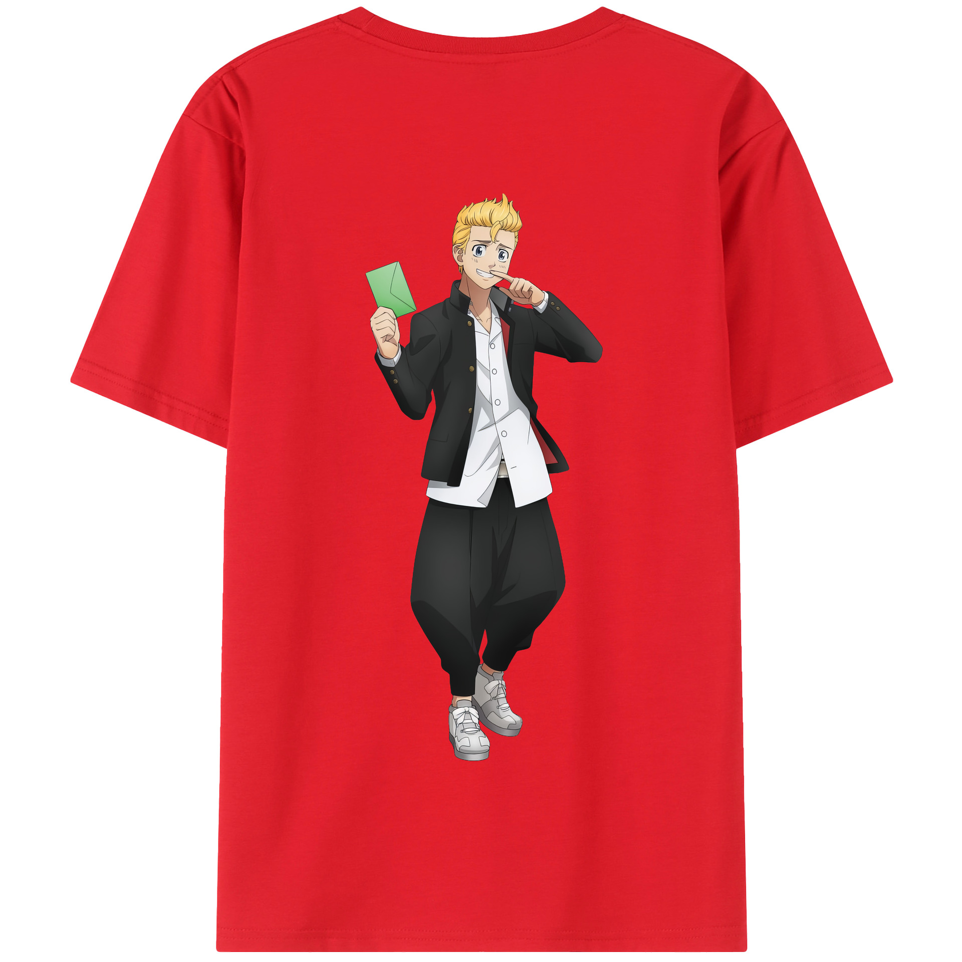 （画像用） 東京リベンジャーズ Tokyo Revengers 綿100％半袖Tシャツ（背面プリント）