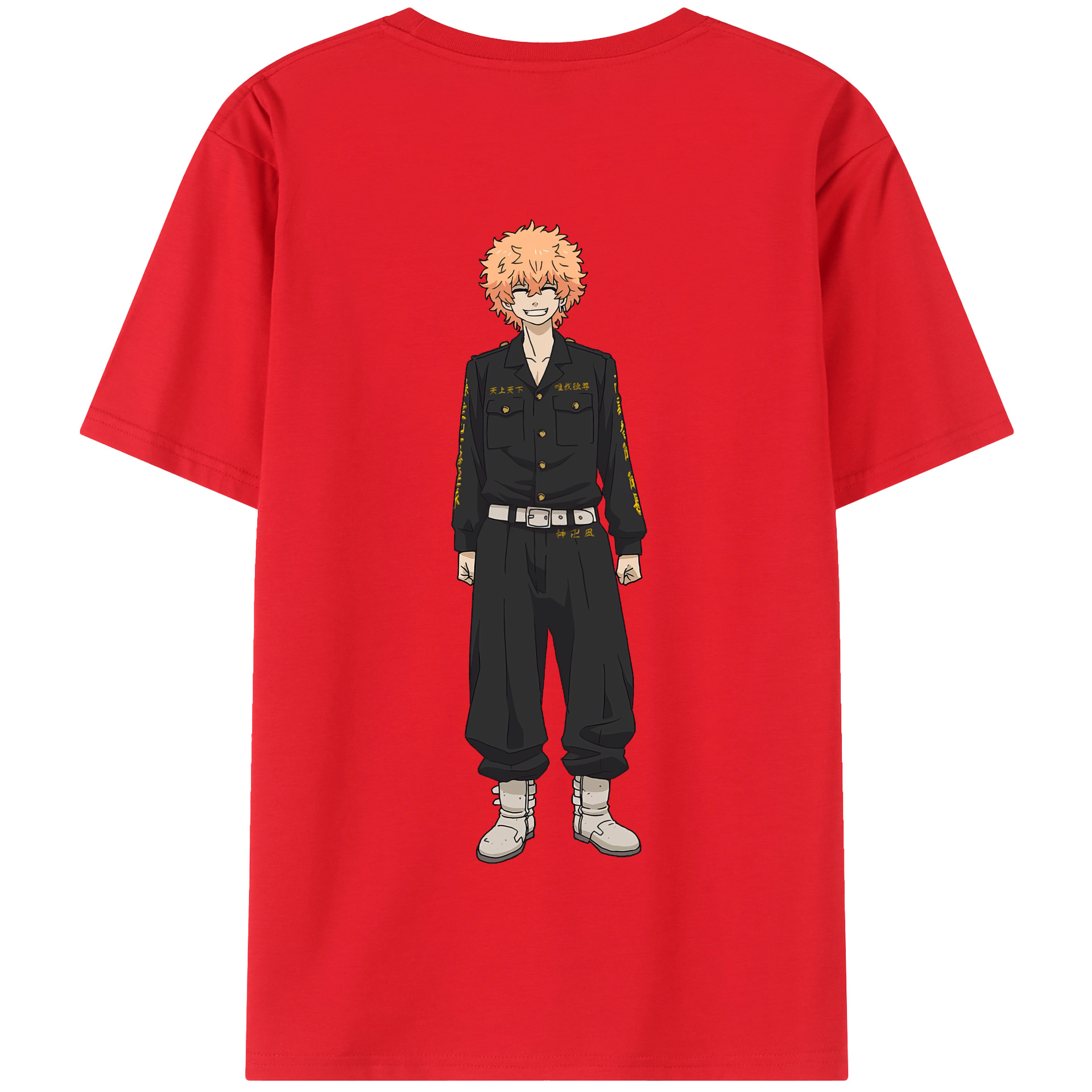 （画像用） 東京リベンジャーズ Tokyo Revengers 綿100％半袖Tシャツ（背面プリント）