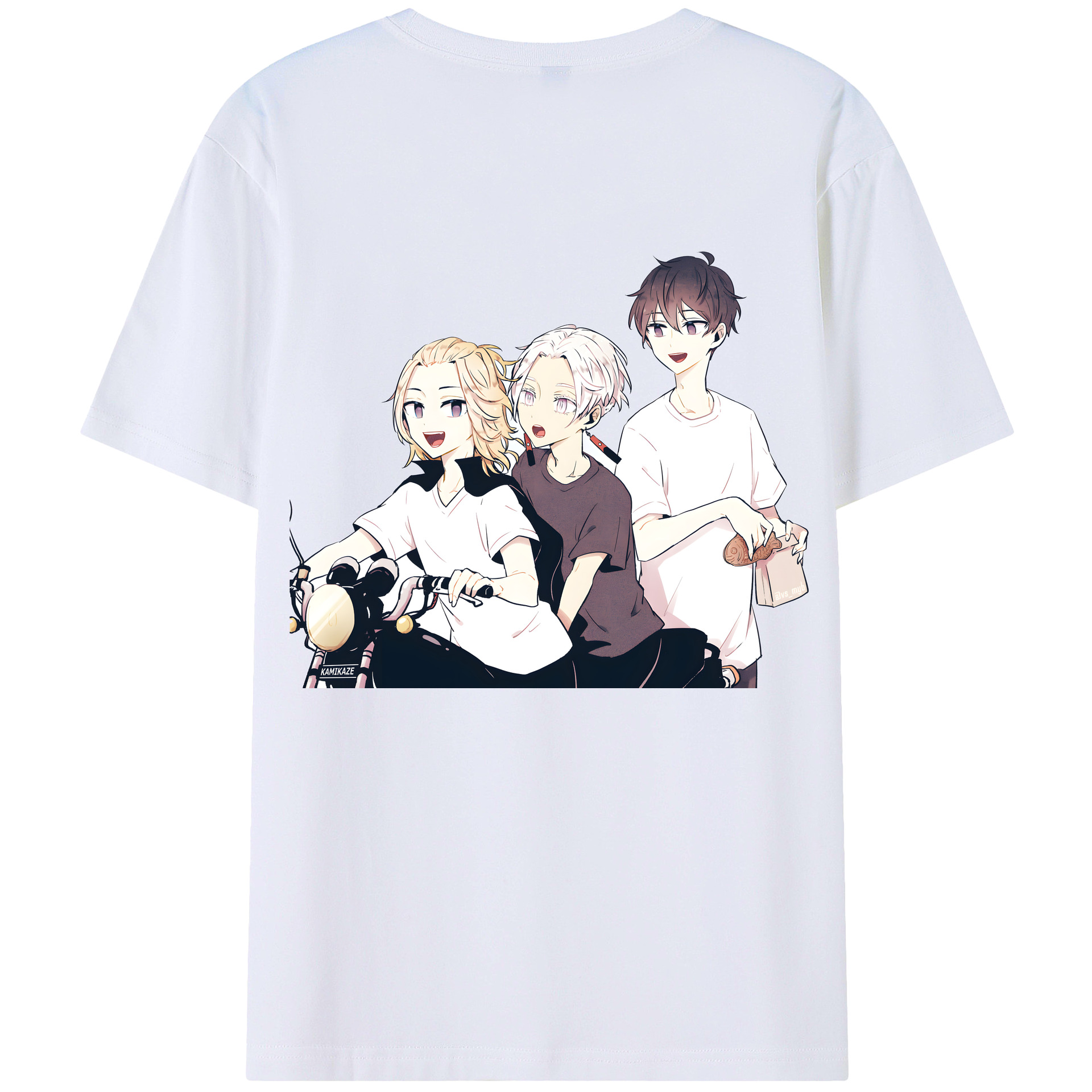 （画像用） 東京リベンジャーズ Tokyo Revengers 綿100％半袖Tシャツ（背面プリント）