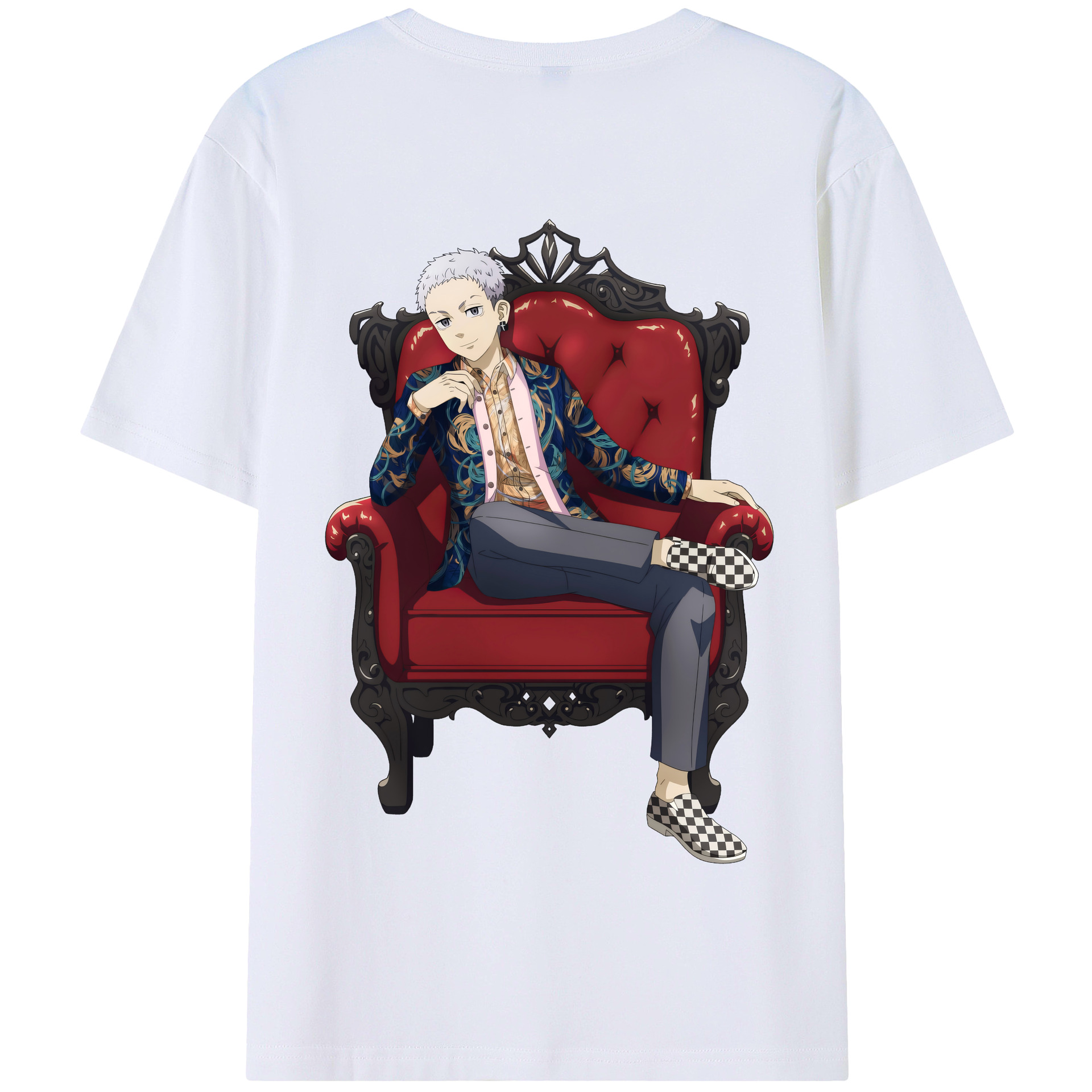 （画像用） 東京リベンジャーズ Tokyo Revengers 綿100％半袖Tシャツ（背面プリント）