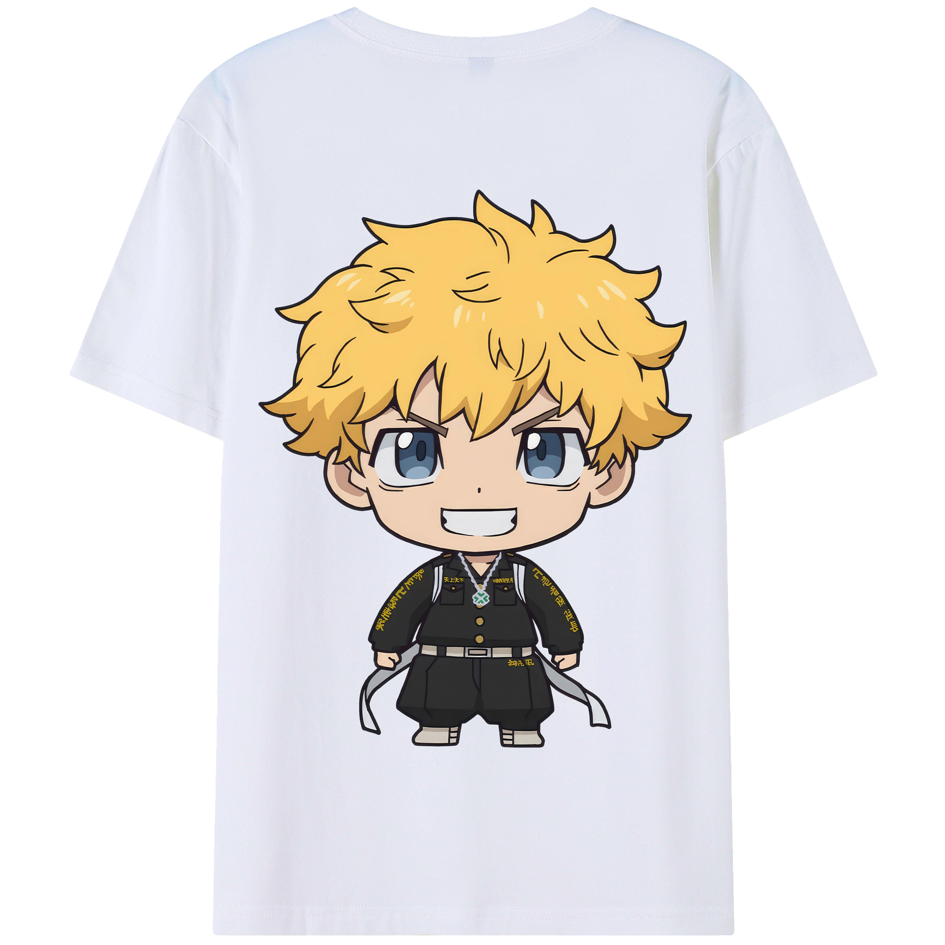 （画像用） 東京リベンジャーズ Tokyo Revengers 綿100％半袖Tシャツ（背面プリント）