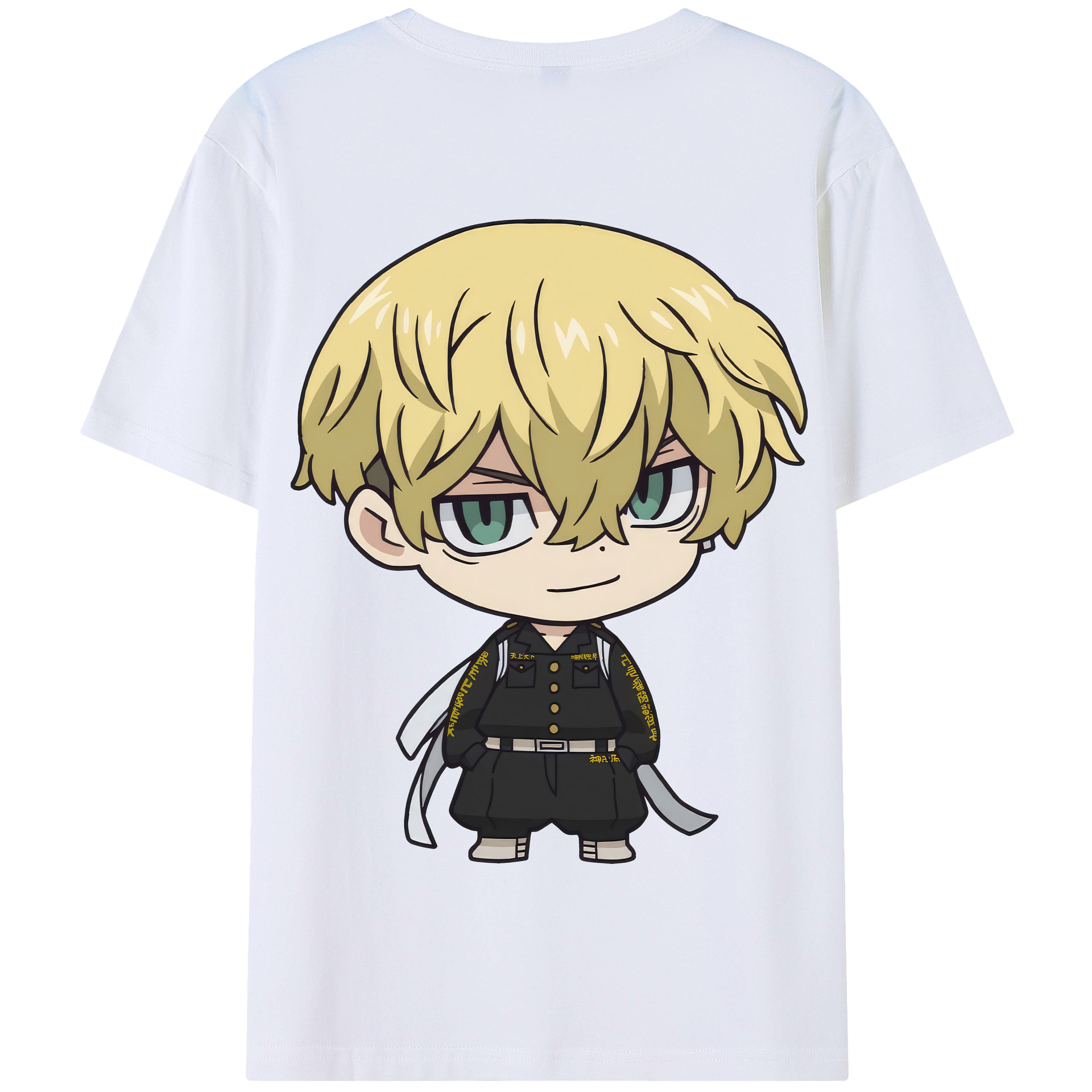 （画像用） 東京リベンジャーズ Tokyo Revengers 綿100％半袖Tシャツ（背面プリント）