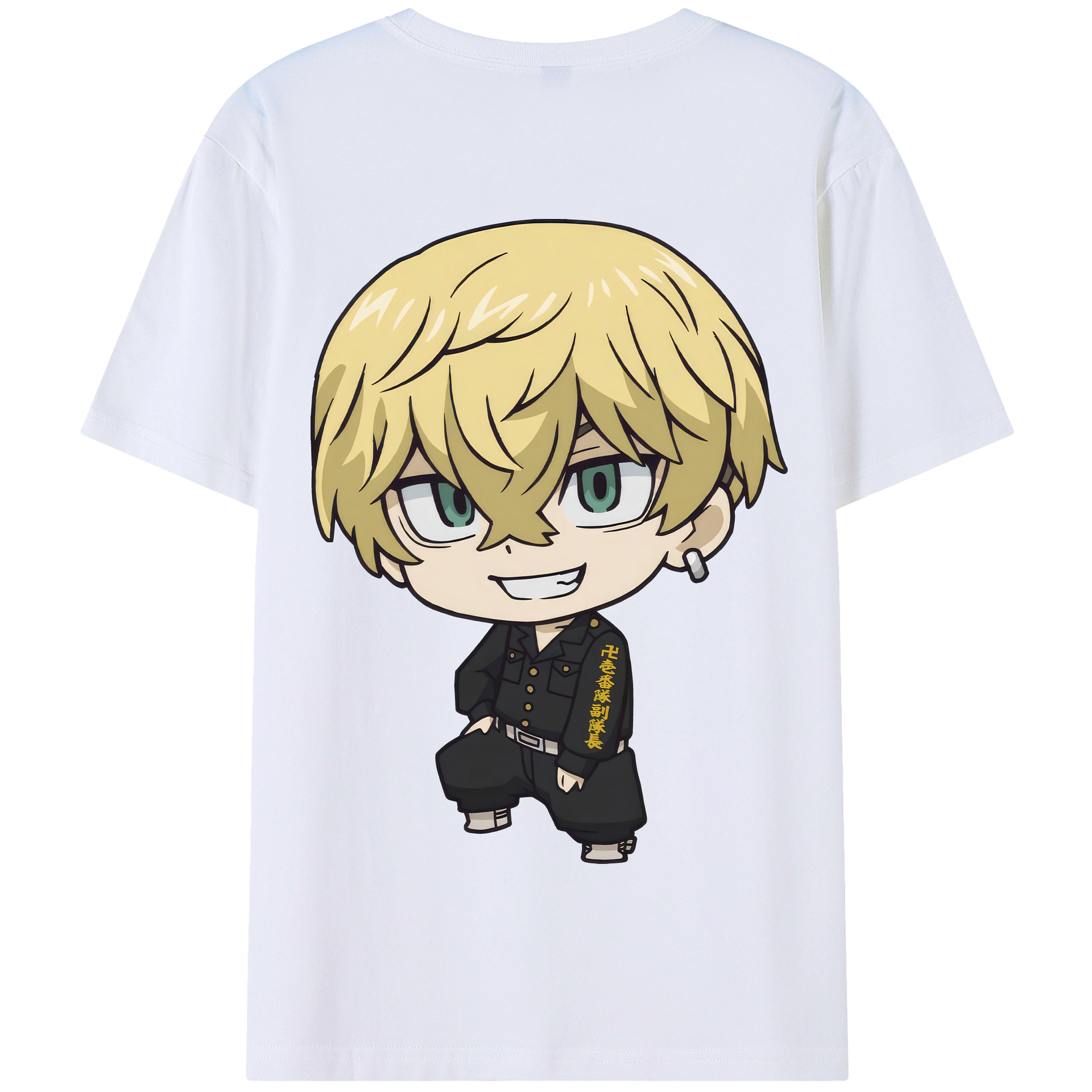 （画像用） 東京リベンジャーズ Tokyo Revengers 綿100％半袖Tシャツ（背面プリント）