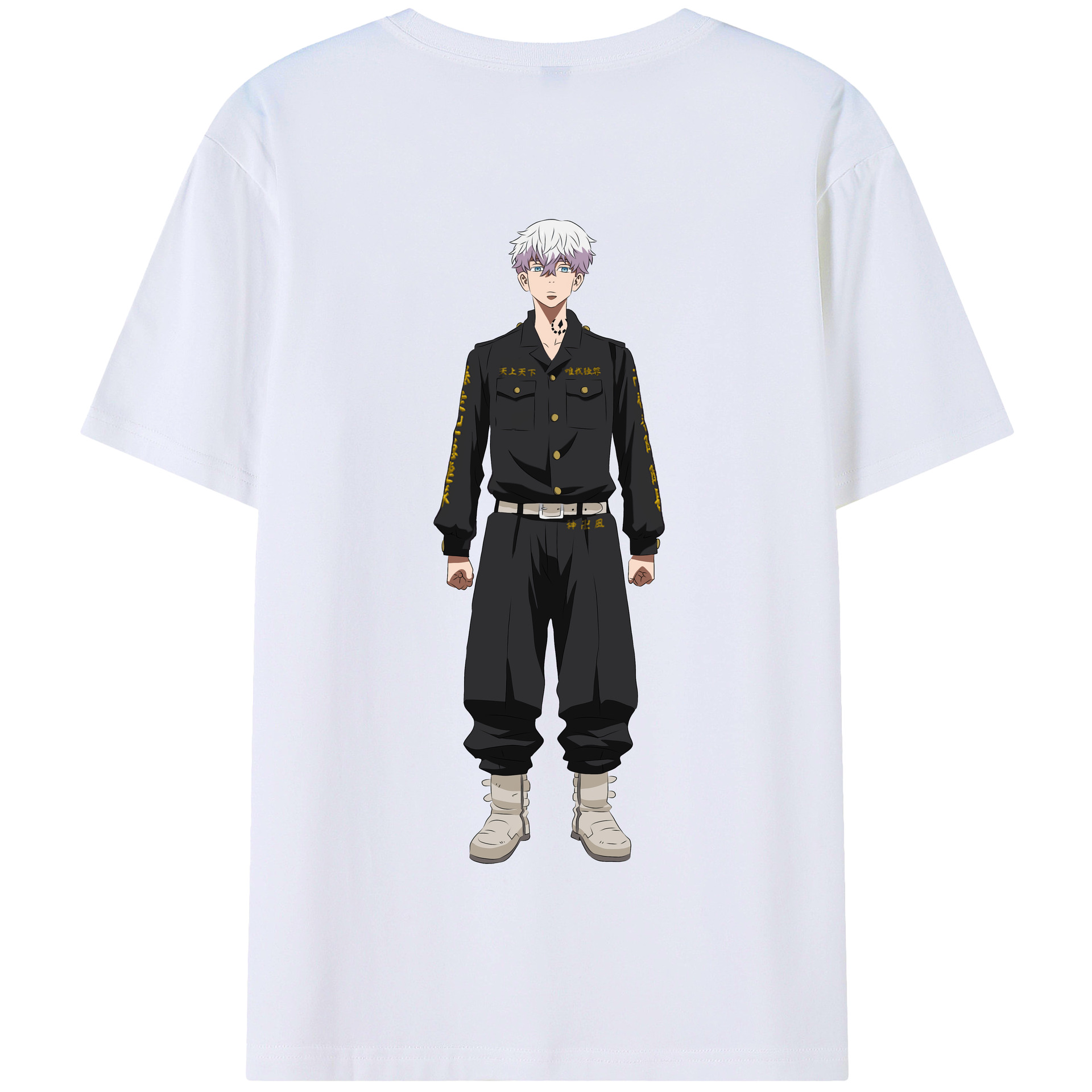 （画像用） 東京リベンジャーズ Tokyo Revengers 綿100％半袖Tシャツ（背面プリント）