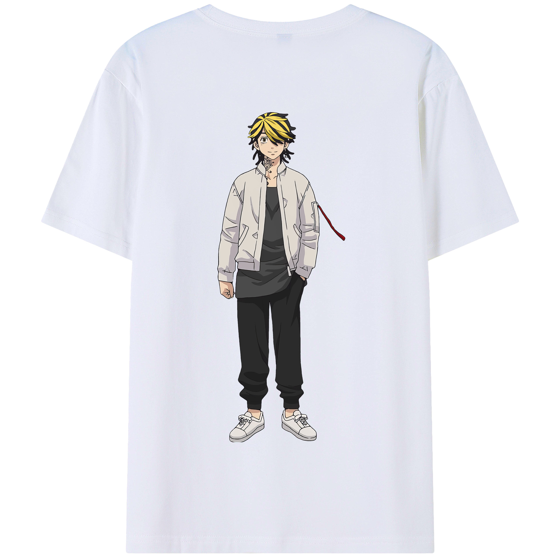 （画像用） 東京リベンジャーズ Tokyo Revengers 綿100％半袖Tシャツ（背面プリント）